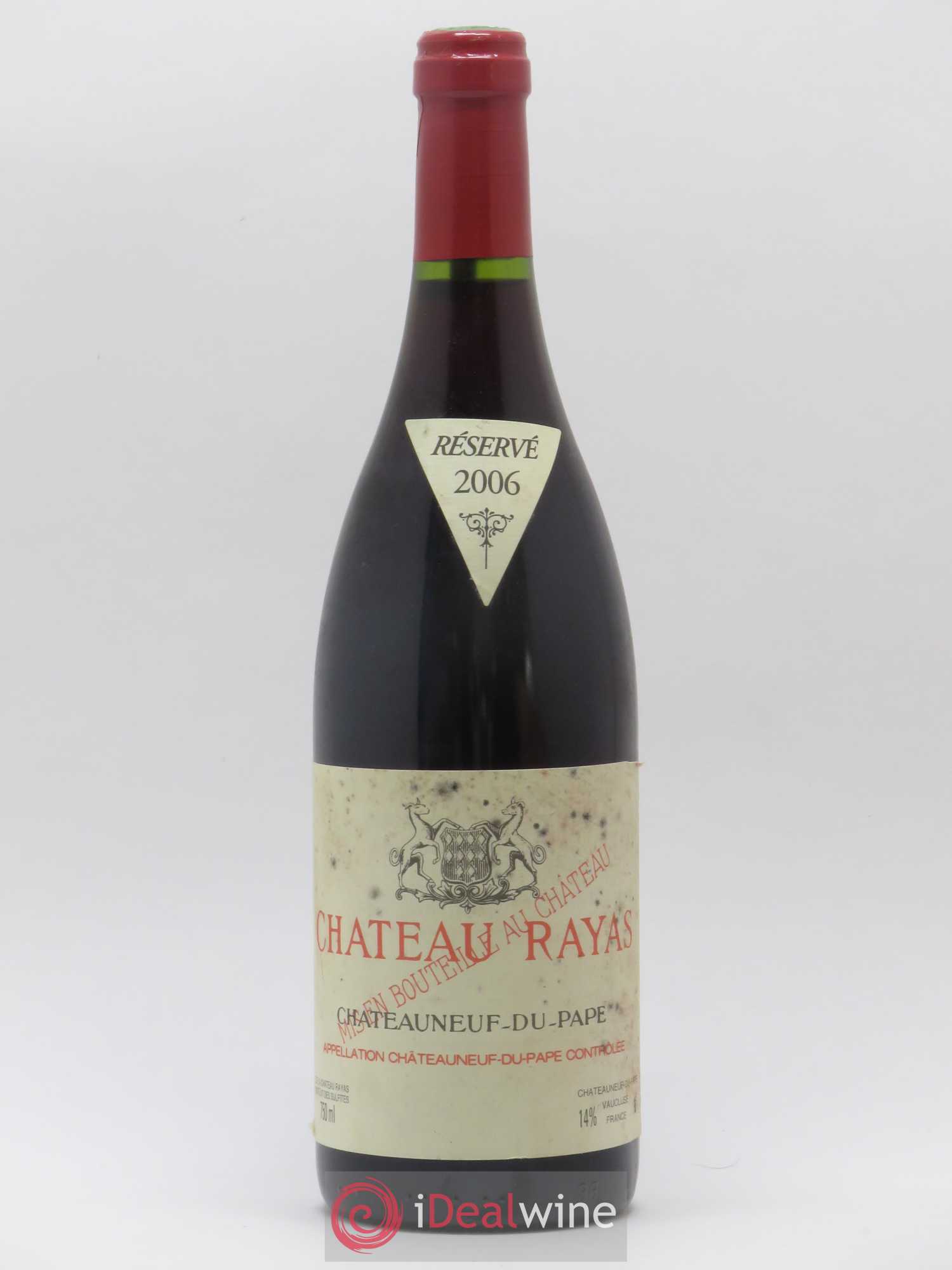 Châteauneuf-du-Pape Château Rayas Emmanuel Reynaud 2006 - Lot de 1 bouteille - 0