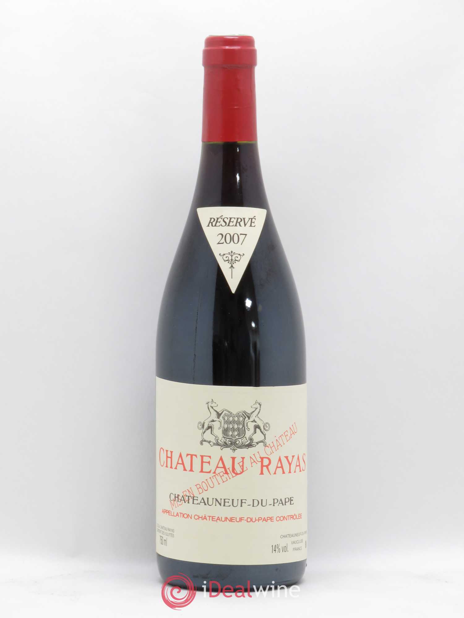 Châteauneuf-du-Pape Château Rayas Emmanuel Reynaud 2007 - Lot de 1 bouteille - 0