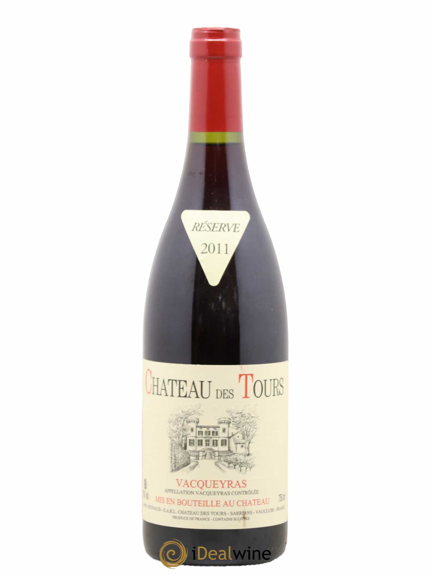 Vacqueyras Château des Tours Emmanuel Reynaud 2011 - Lot de 1 bouteille - 0