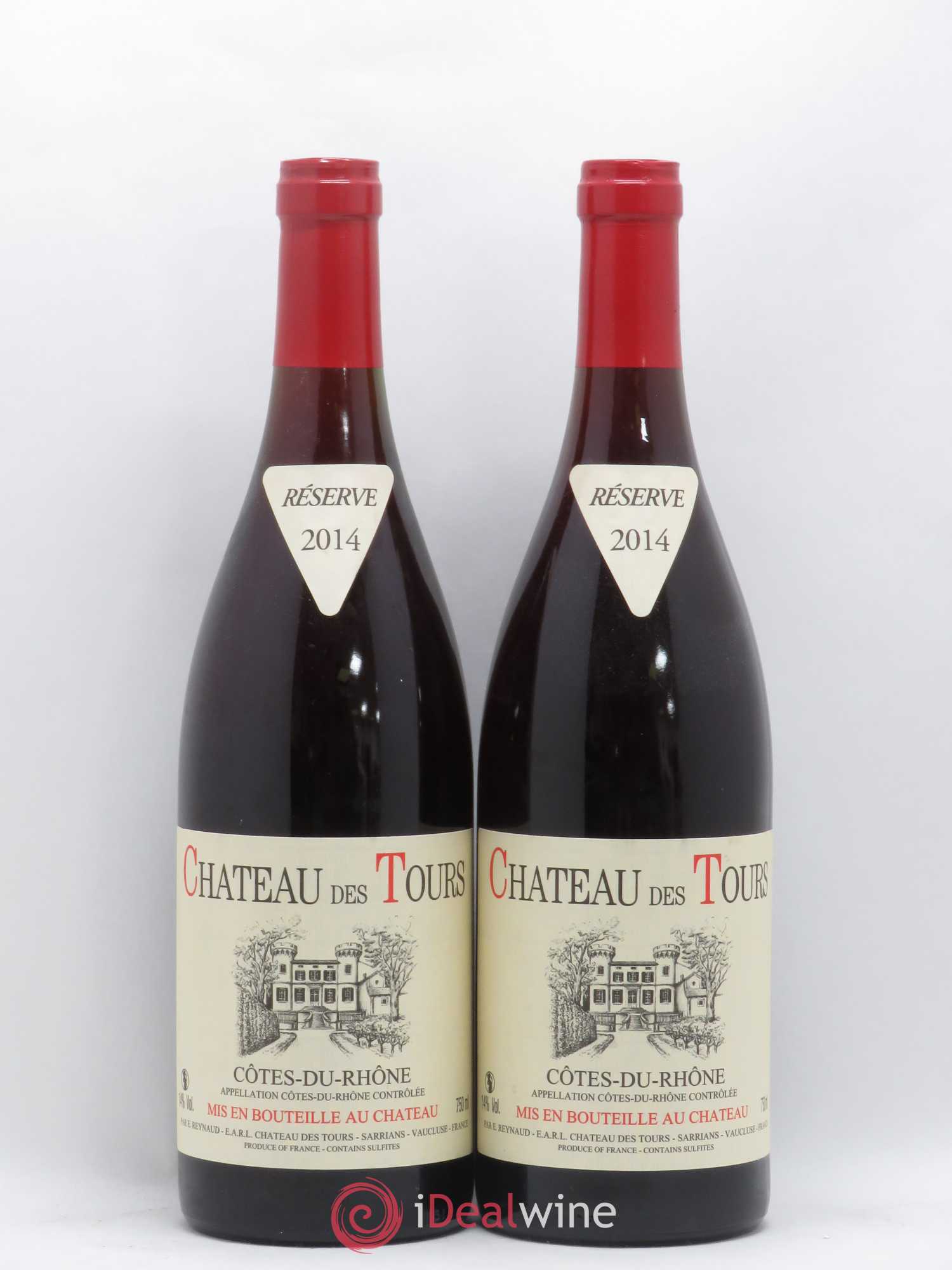 Côtes-du-Rhône Château des Tours Emmanuel Reynaud 2014 - Lot de 2 bouteilles - 0