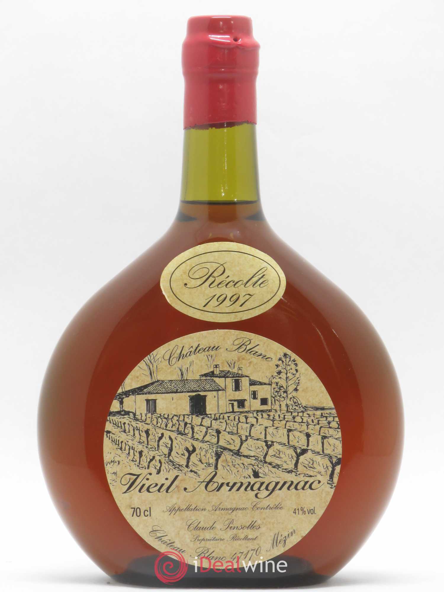 Armagnac Vieil Armagnac Château Blanc 1997 - Posten von 1 Flasche - 0