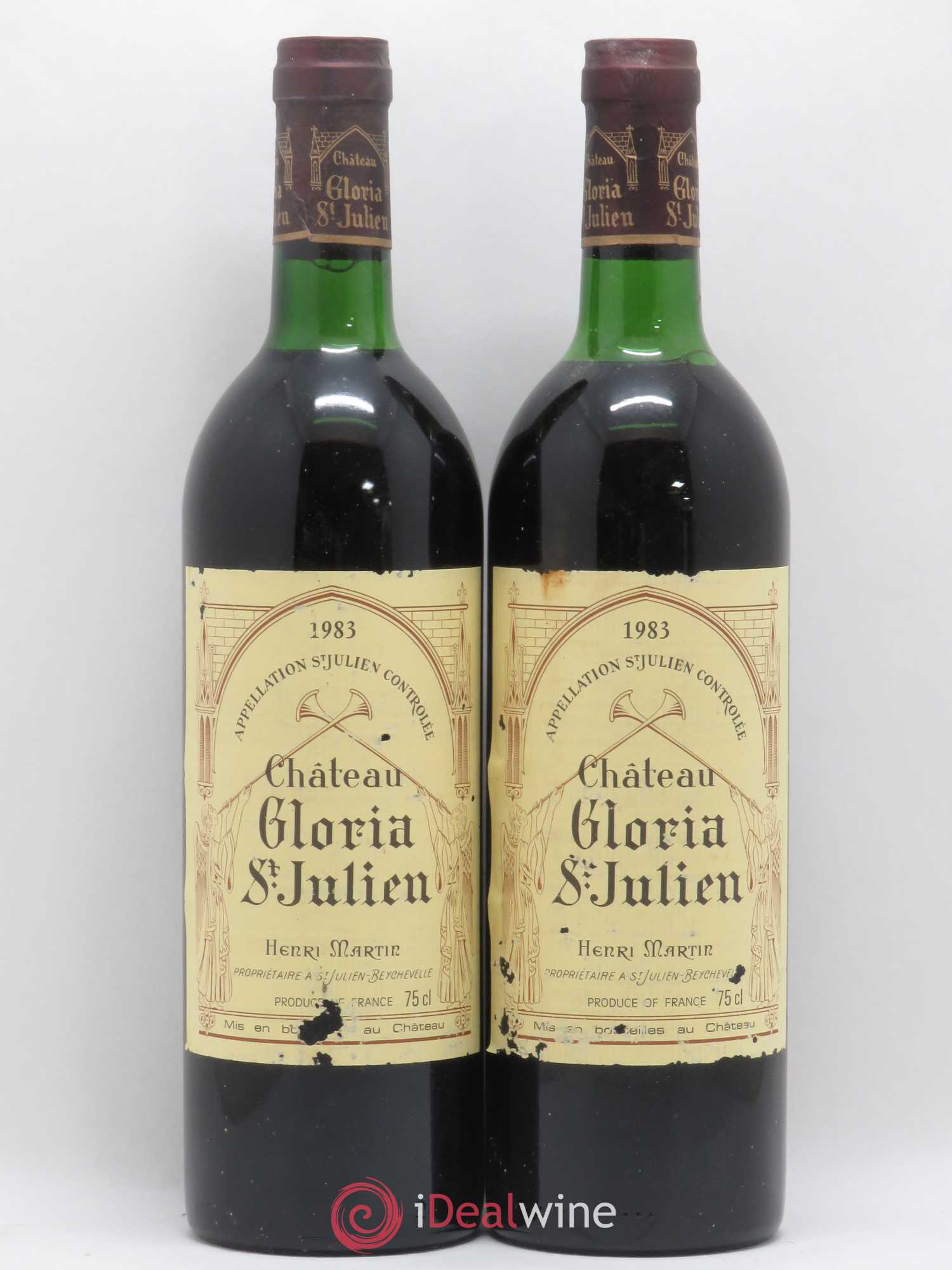 Château Gloria 1983 - Lot de 2 bouteilles - 0