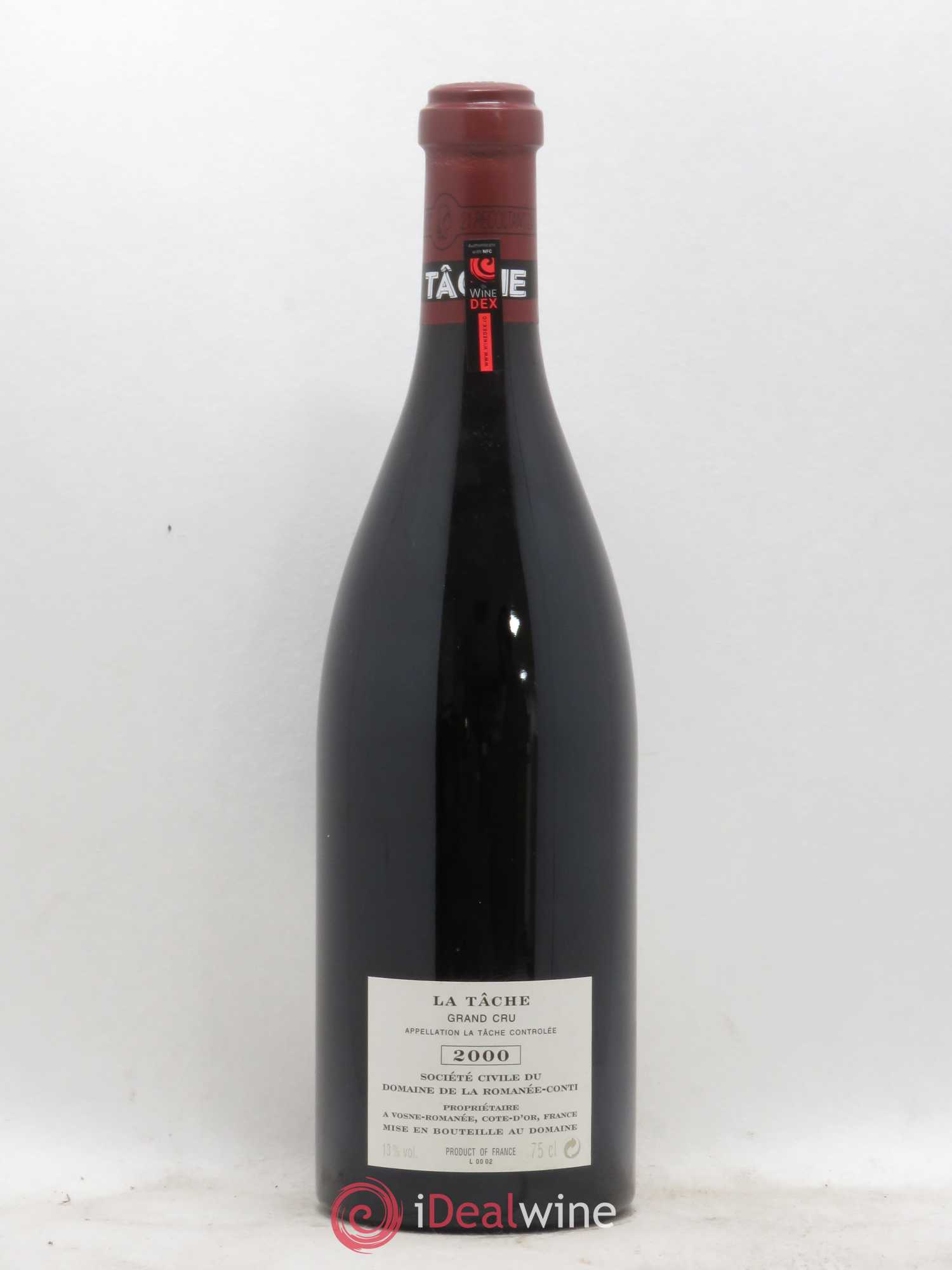 La Tâche Grand Cru Domaine de la Romanée-Conti 2000 - Lot de 1 bouteille - 1