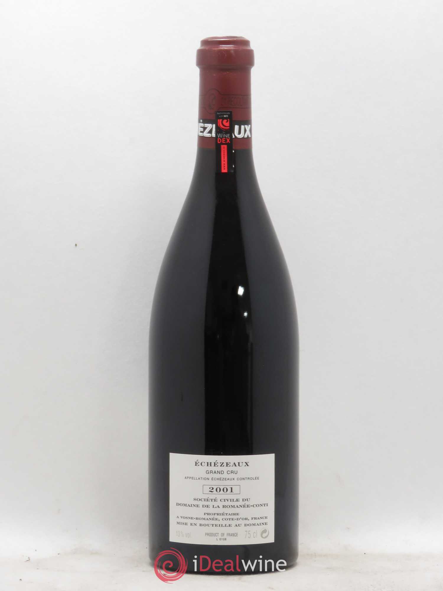 Echezeaux Grand Cru Domaine de la Romanée-Conti 2001 - Lot de 1 bouteille - 1