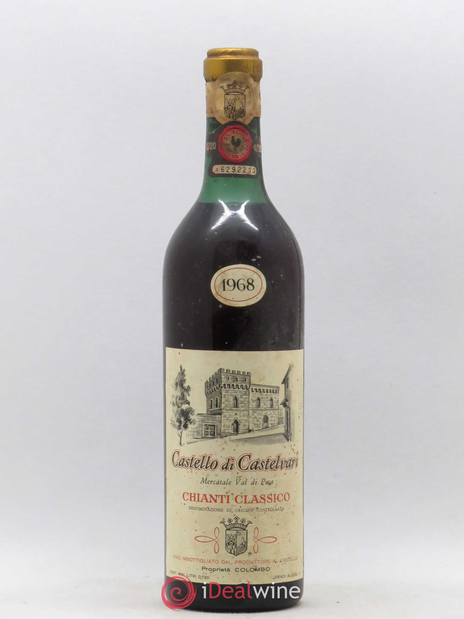 Chianti Classico DOCG Castello di Castelvari 1968 - Posten von 1 Flasche - 0