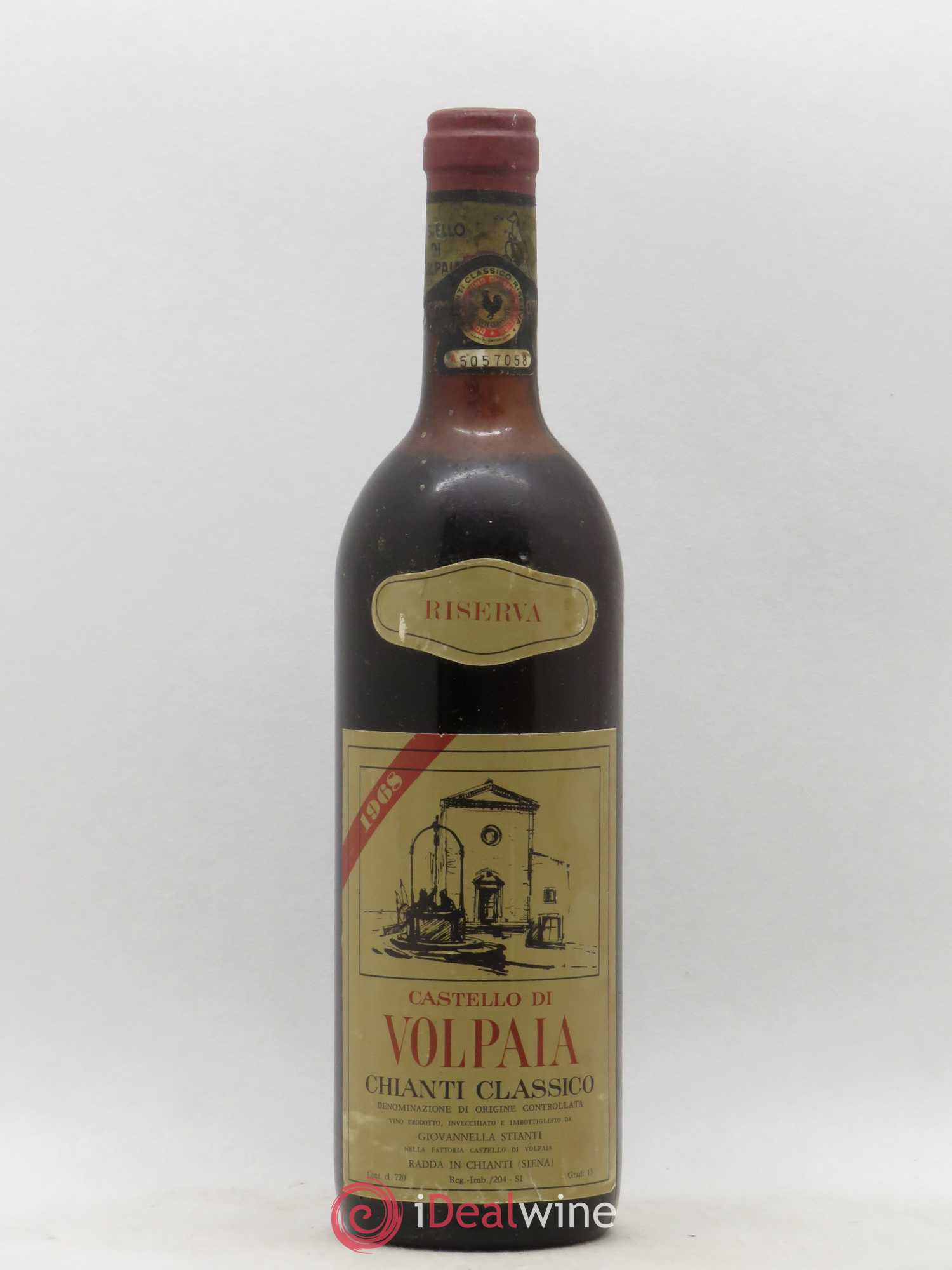 Chianti Classico DOCG Riserva Castello di Volpaia Giovanna Stanti 1968 - Posten von 1 Flasche - 0