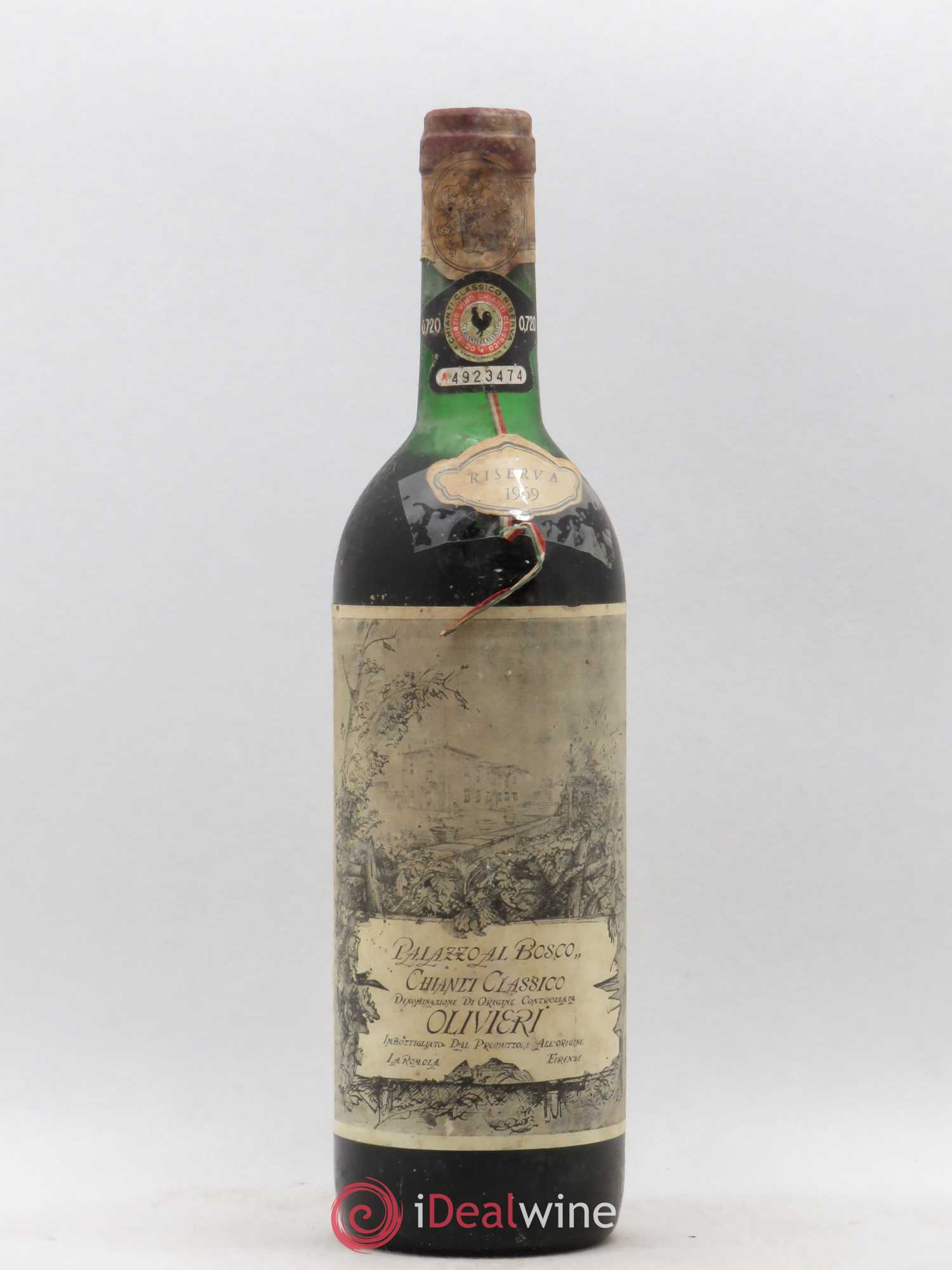 Chianti Classico DOCG Riserva Palazzo al Bosco Olivieri 1969 - Posten von 1 Flasche - 0