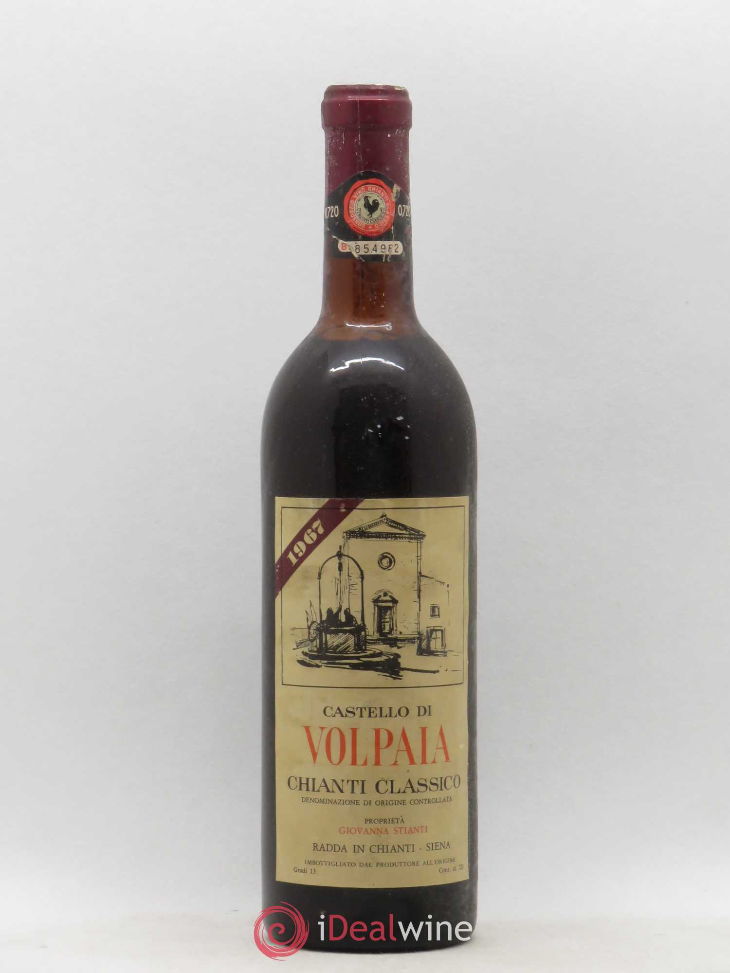 Chianti Classico DOCG Castello di Volpaia Giovanna Stanti 1967 - Lot of 1 bottle - 0