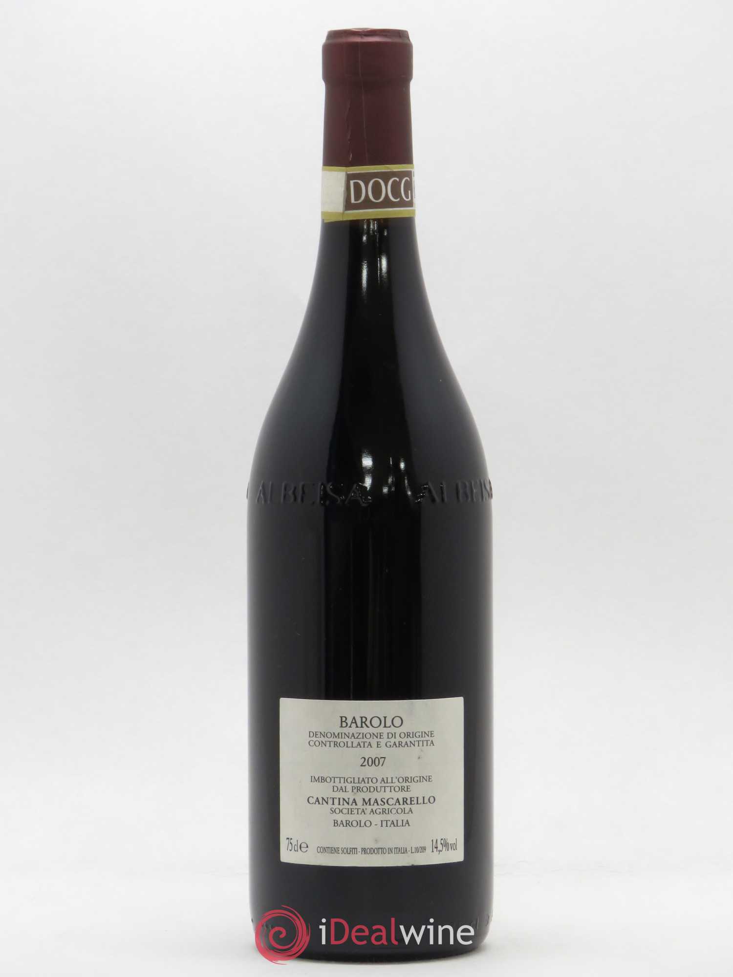 Barolo Bartolo Mascarello 2007 - Lot de 1 bouteille - 1