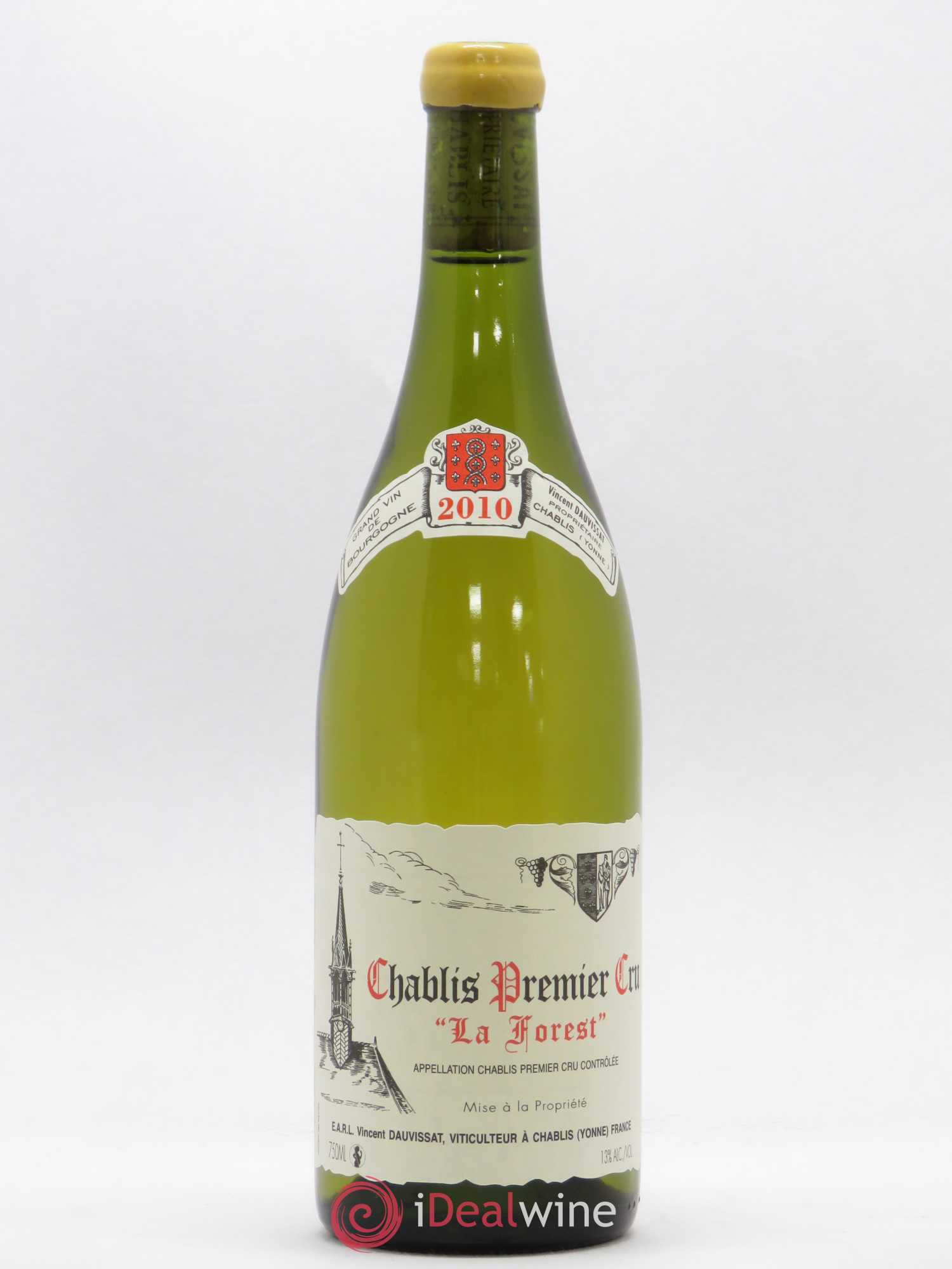 Chablis 1er Cru La Forest Vincent Dauvissat (Domaine) 2010 - Lot de 1 bouteille - 0