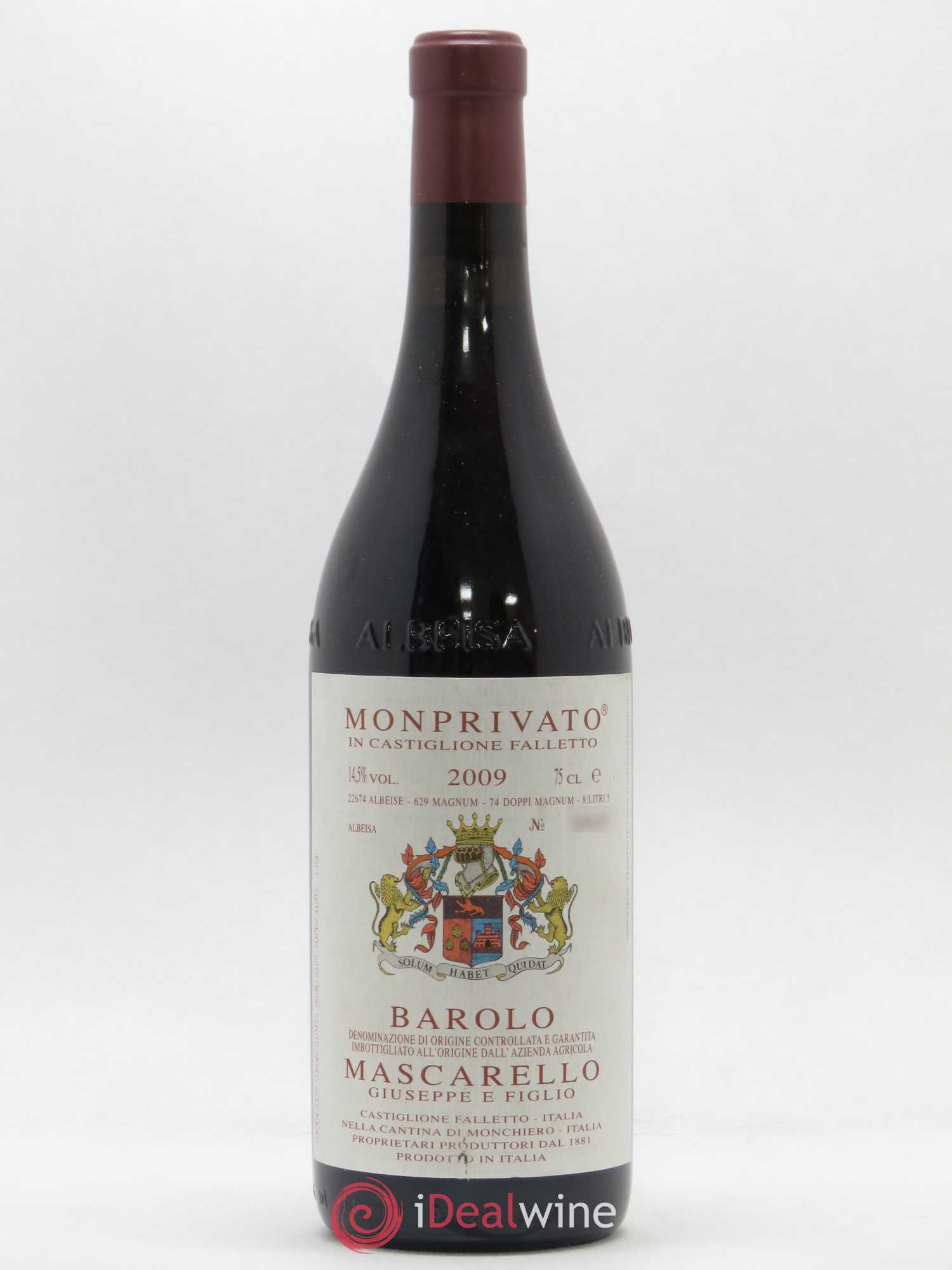 Barolo 2009 - Posten von 1 Flasche - 0