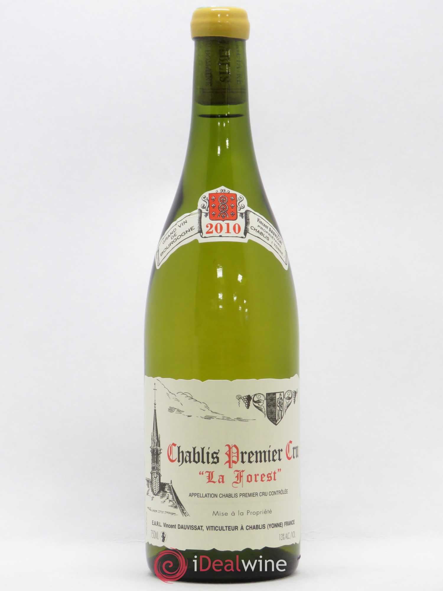 Chablis 1er Cru La Forest Vincent Dauvissat (Domaine) 2010 - Lot de 1 bouteille - 0