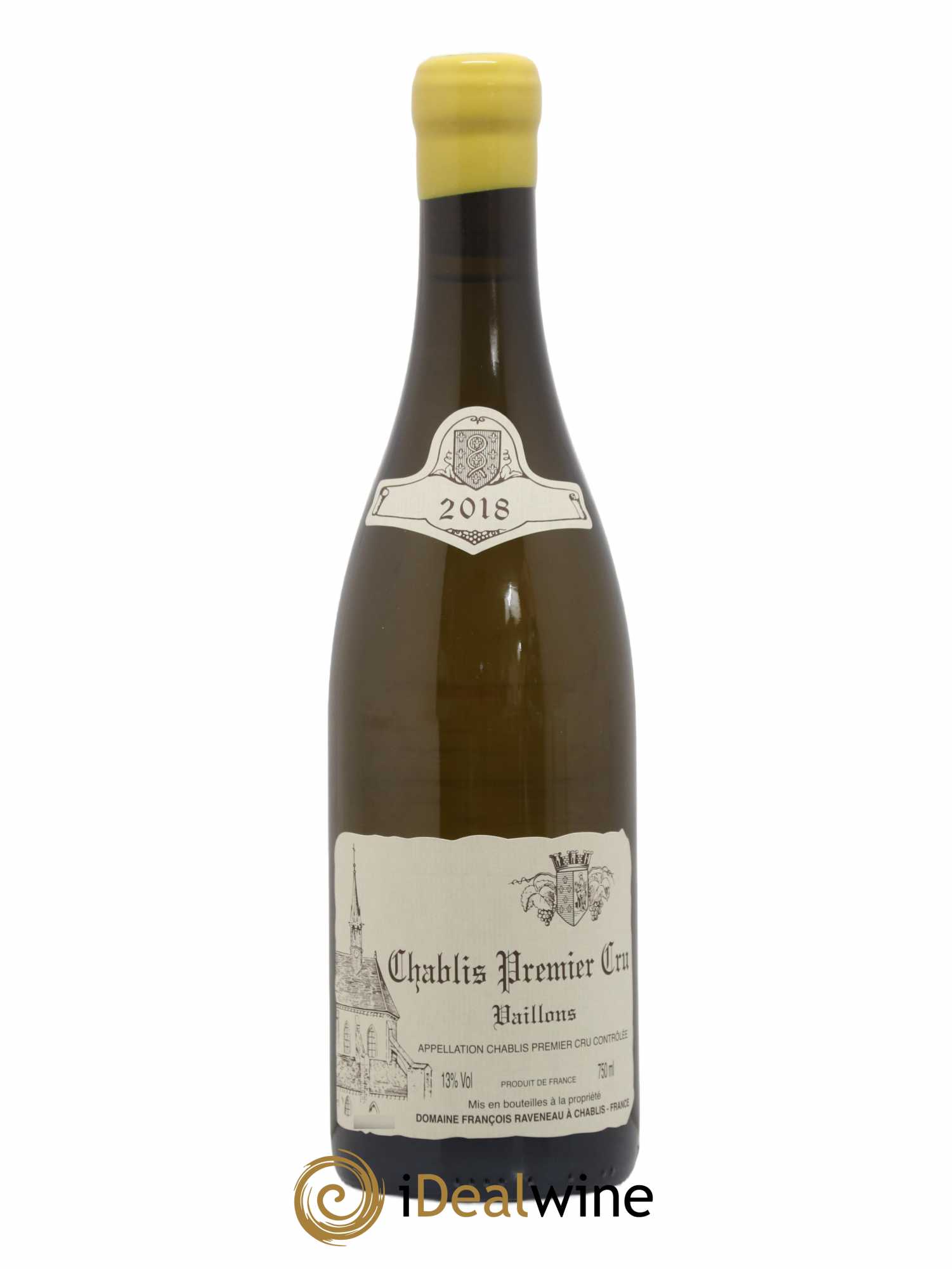 Chablis 1er Cru Vaillons Raveneau (Domaine) 2018 - Lot de 1 bouteille - 0