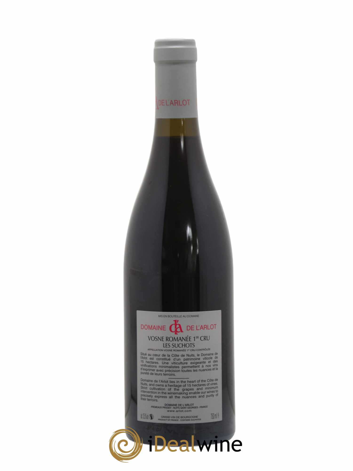 Vosne-Romanée 1er Cru Les Suchots Domaine de l'Arlot 2015 - Lot of 1 bottle - 1