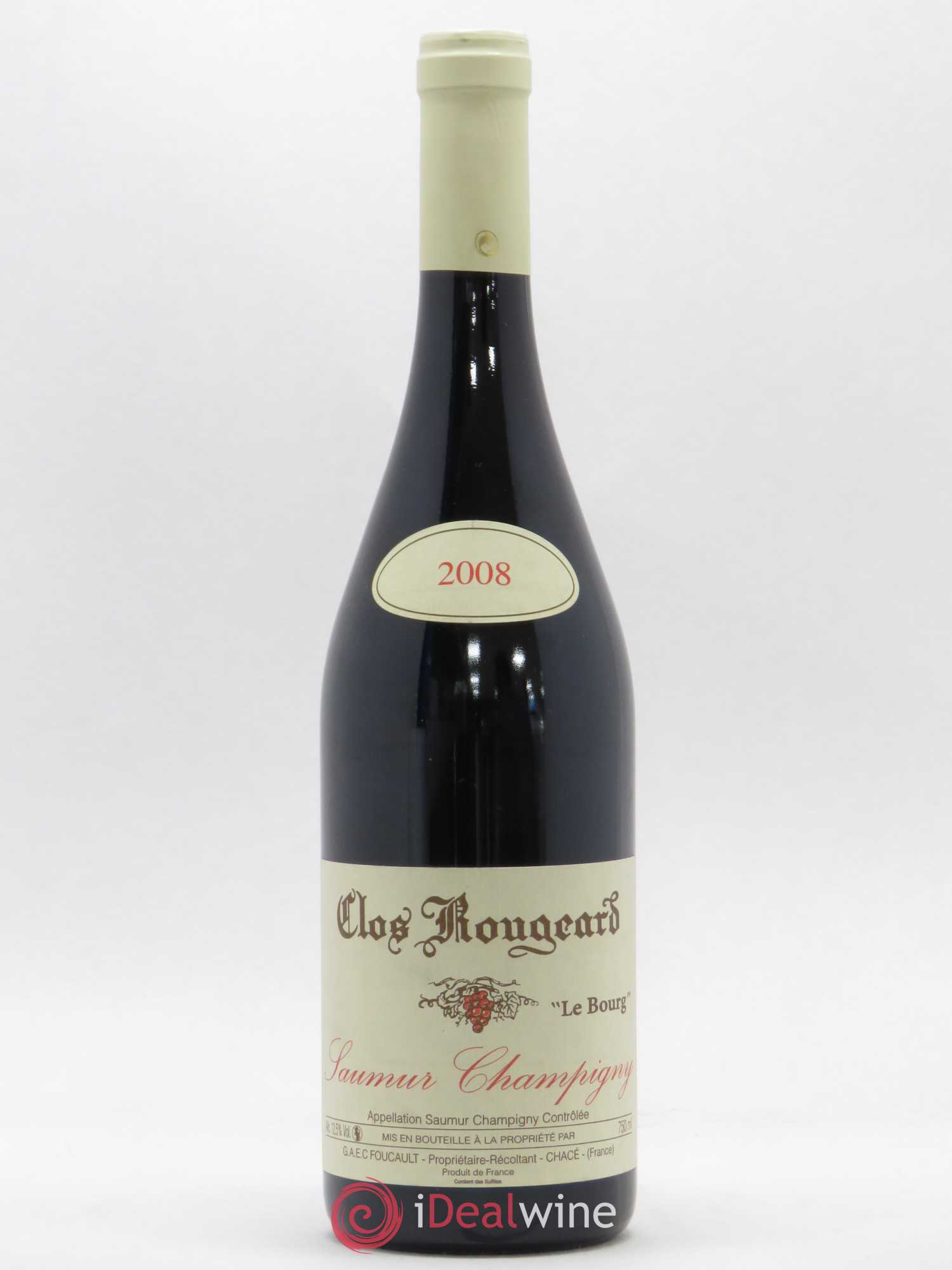 Saumur-Champigny Le Bourg Clos Rougeard 2008 - Lot de 1 bouteille - 0