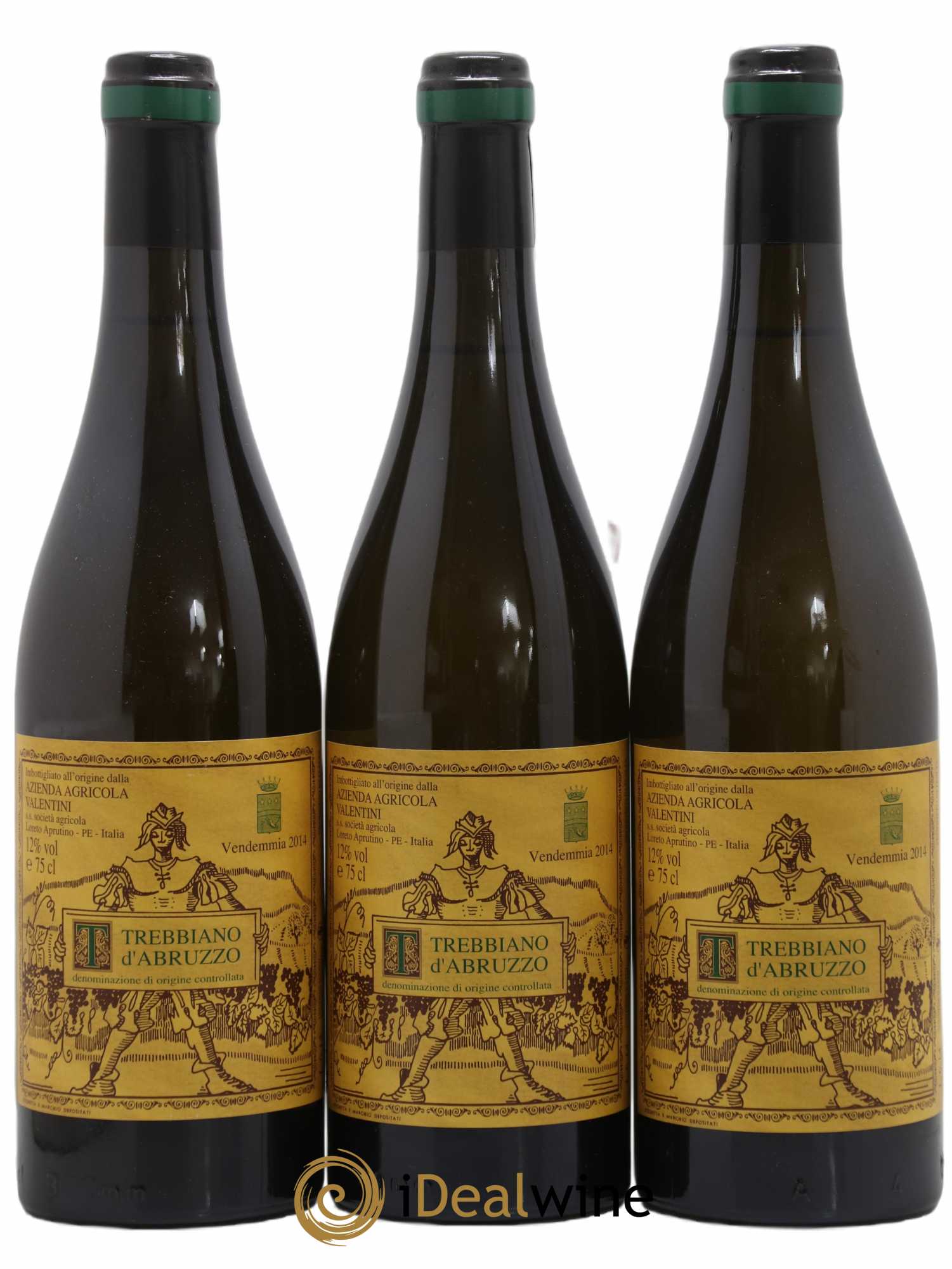 Trebbiano d'Abruzzo DOC Francesco Valentini 2014 - Lot de 3 bouteilles - 0