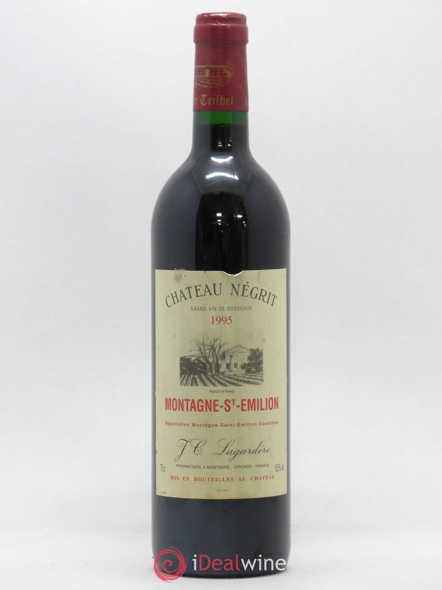 Montagne Saint-Émilion Château Negrit (sans prix de réserve) 1995 - Posten von 1 Flasche - 0