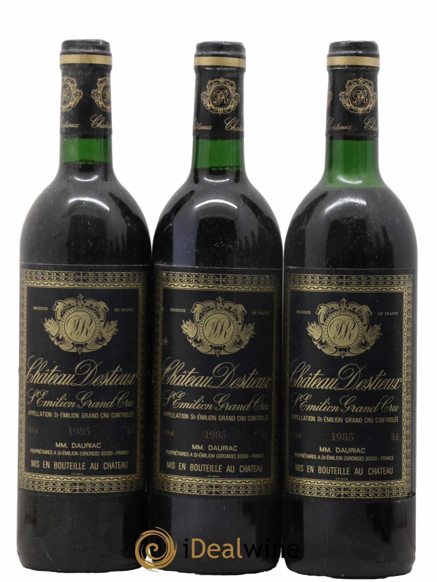 Château Destieux Grand Cru Classé 1985 - Lot of 6 bottles - 1