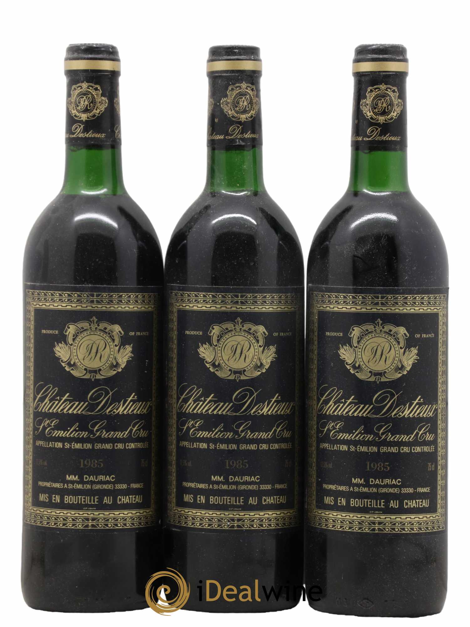 Château Destieux Grand Cru Classé 1985 - Lot of 6 bottles - 2