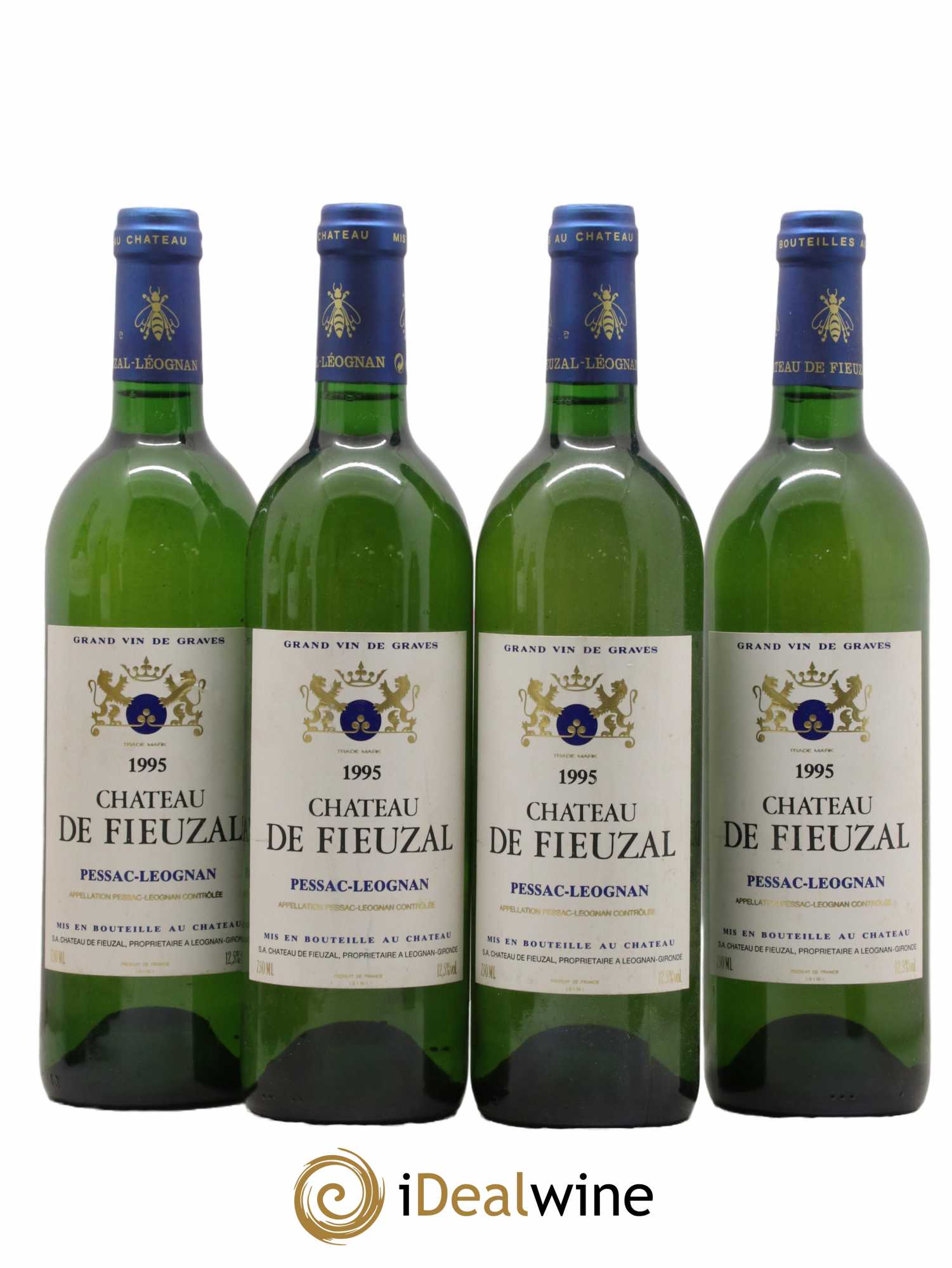 Château de Fieuzal 1995 - Lot de 4 bouteilles - 0