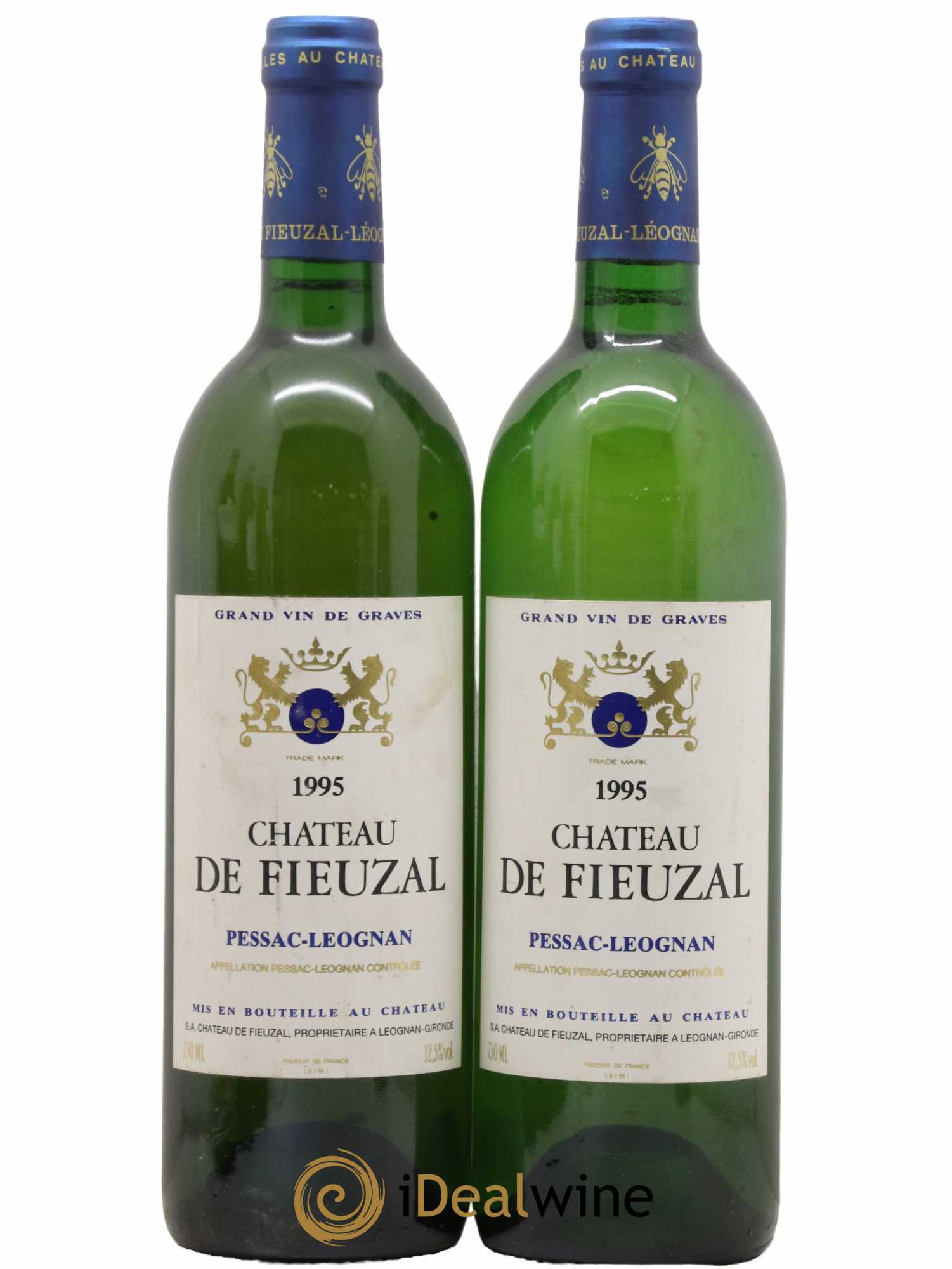 Château de Fieuzal 1995 - Lot de 2 bouteilles - 0