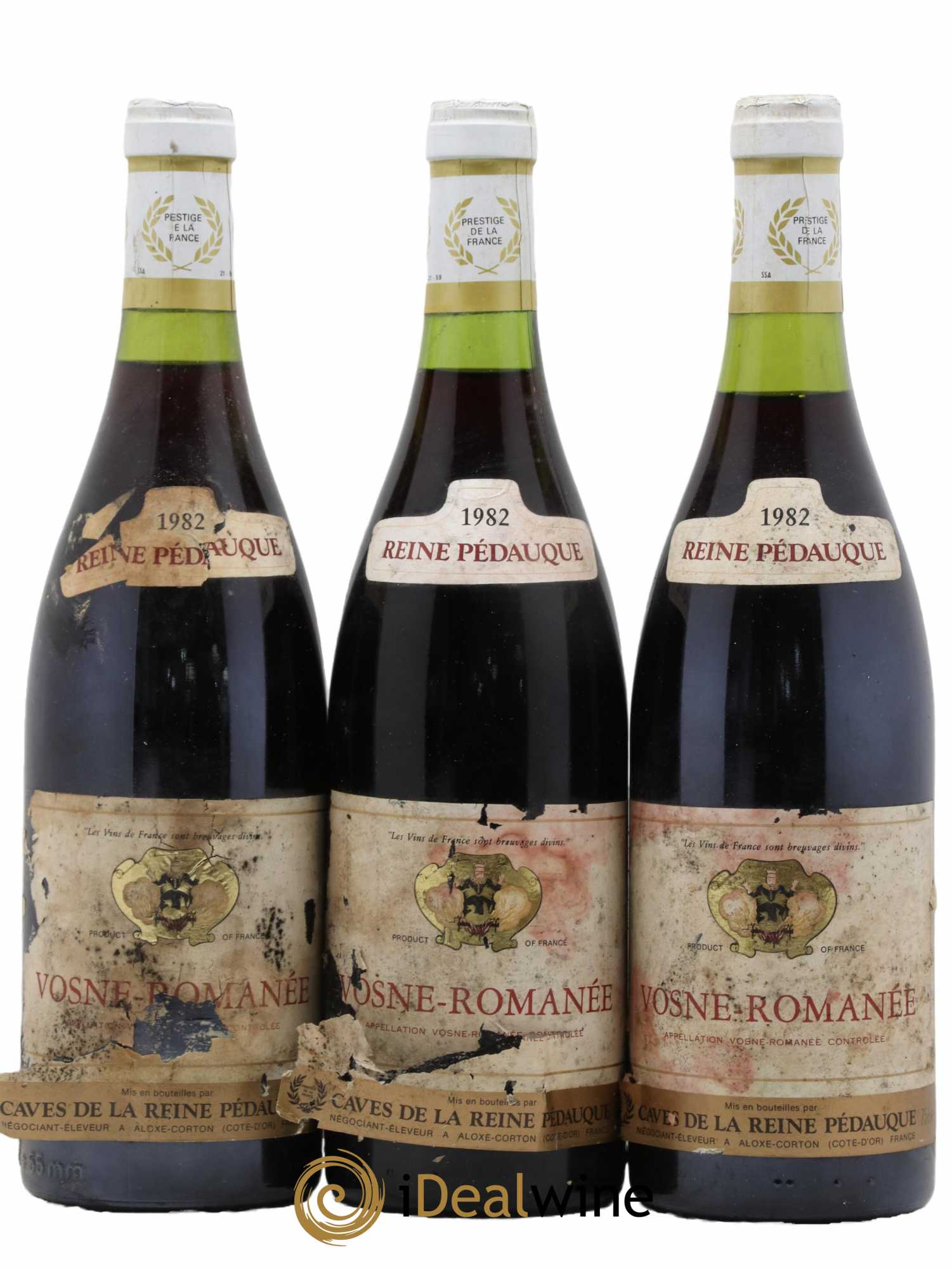 Vosne-Romanée Reine Pedauque 1982 - Lot de 3 bouteilles - 0