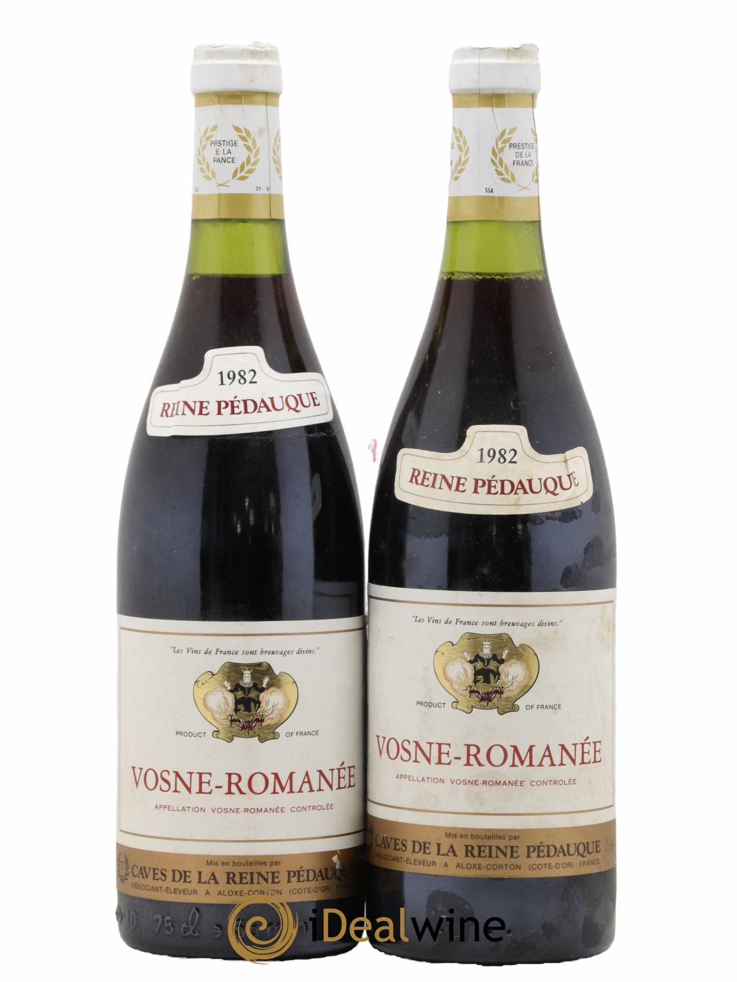 Vosne-Romanée Reine Pedauque 1982 - Lot de 2 bouteilles - 0