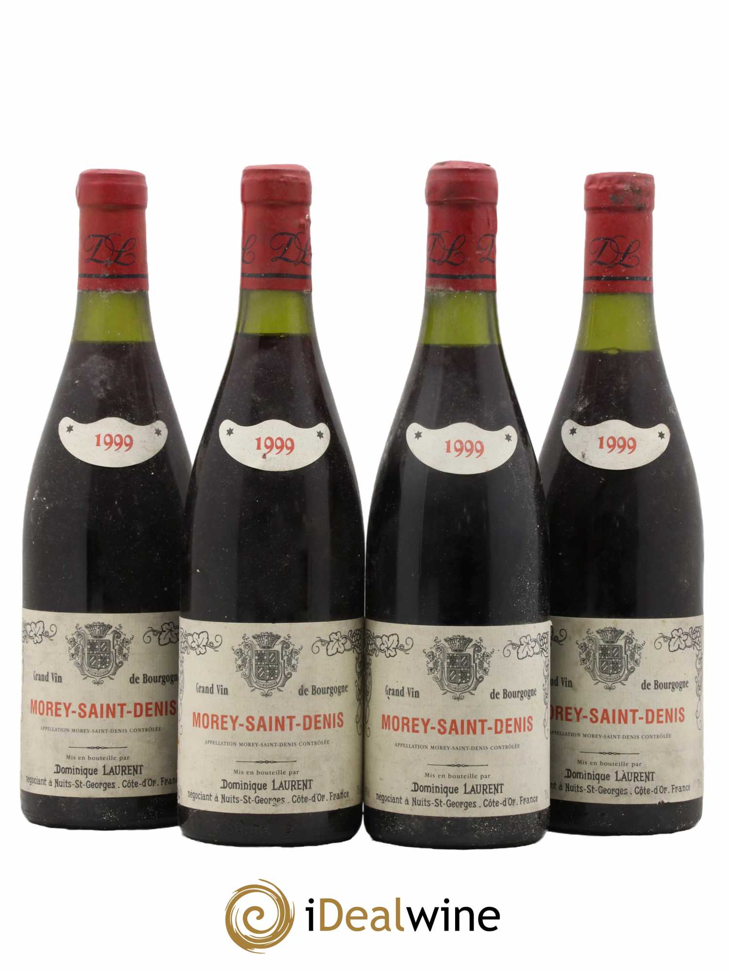 Morey-Saint-Denis Dominique Laurent 1999 - Lot de 4 bouteilles - 0