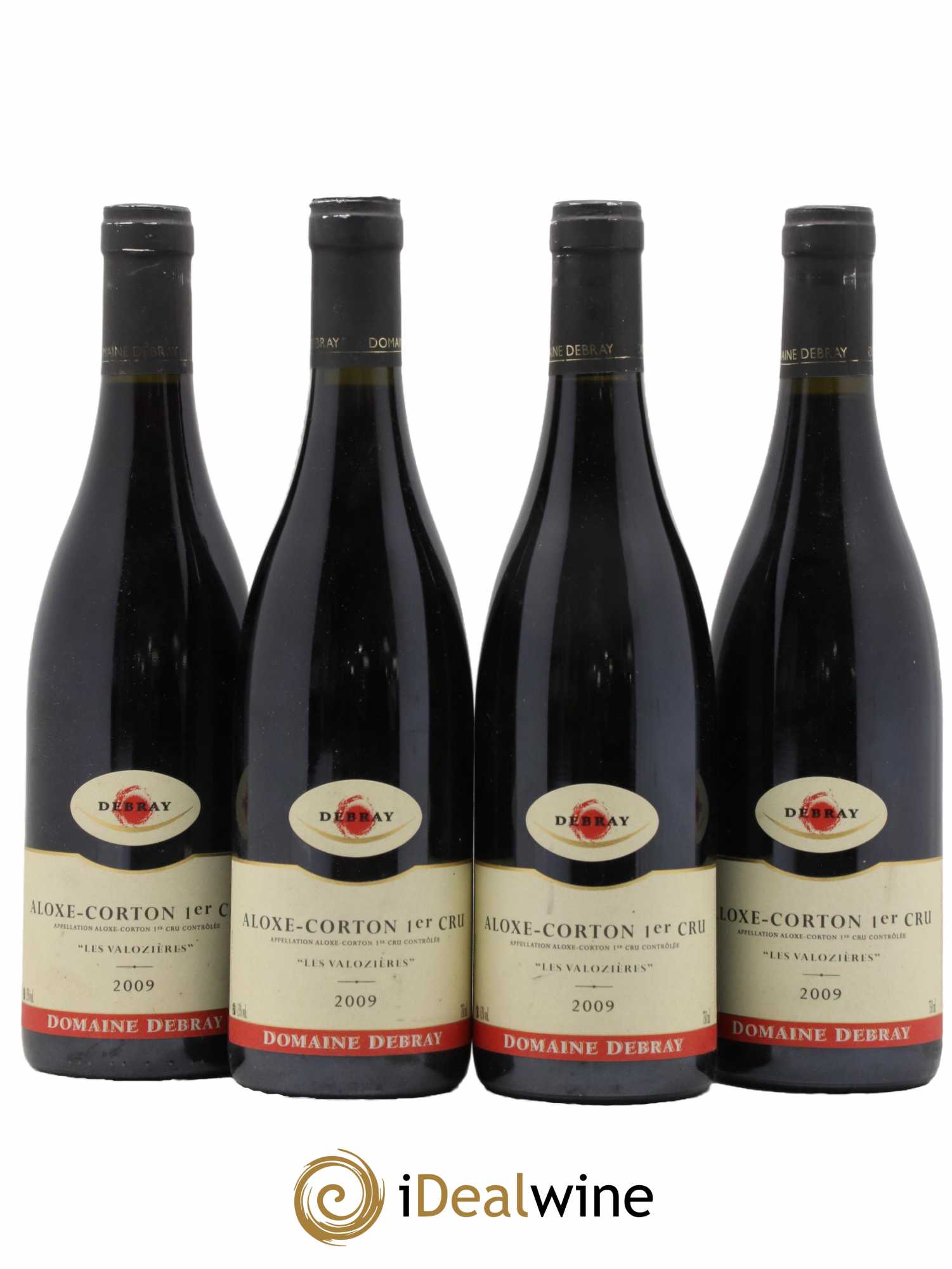 Aloxe-Corton 1er Cru Domaine Debray Les Volazieres 2009 - Lot de 4 bouteilles - 0