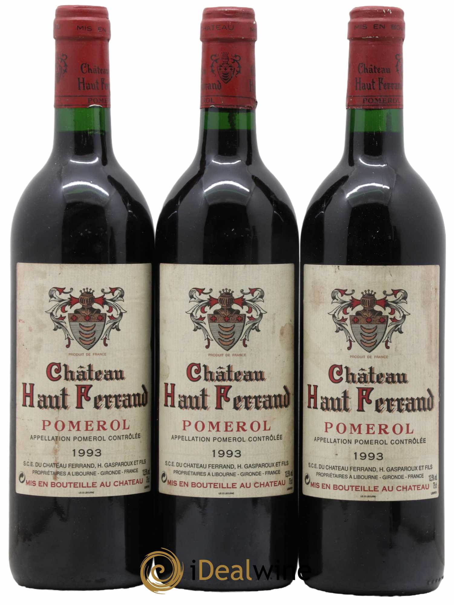 Château Haut Ferrand 1993 - Lot de 3 bouteilles - 0