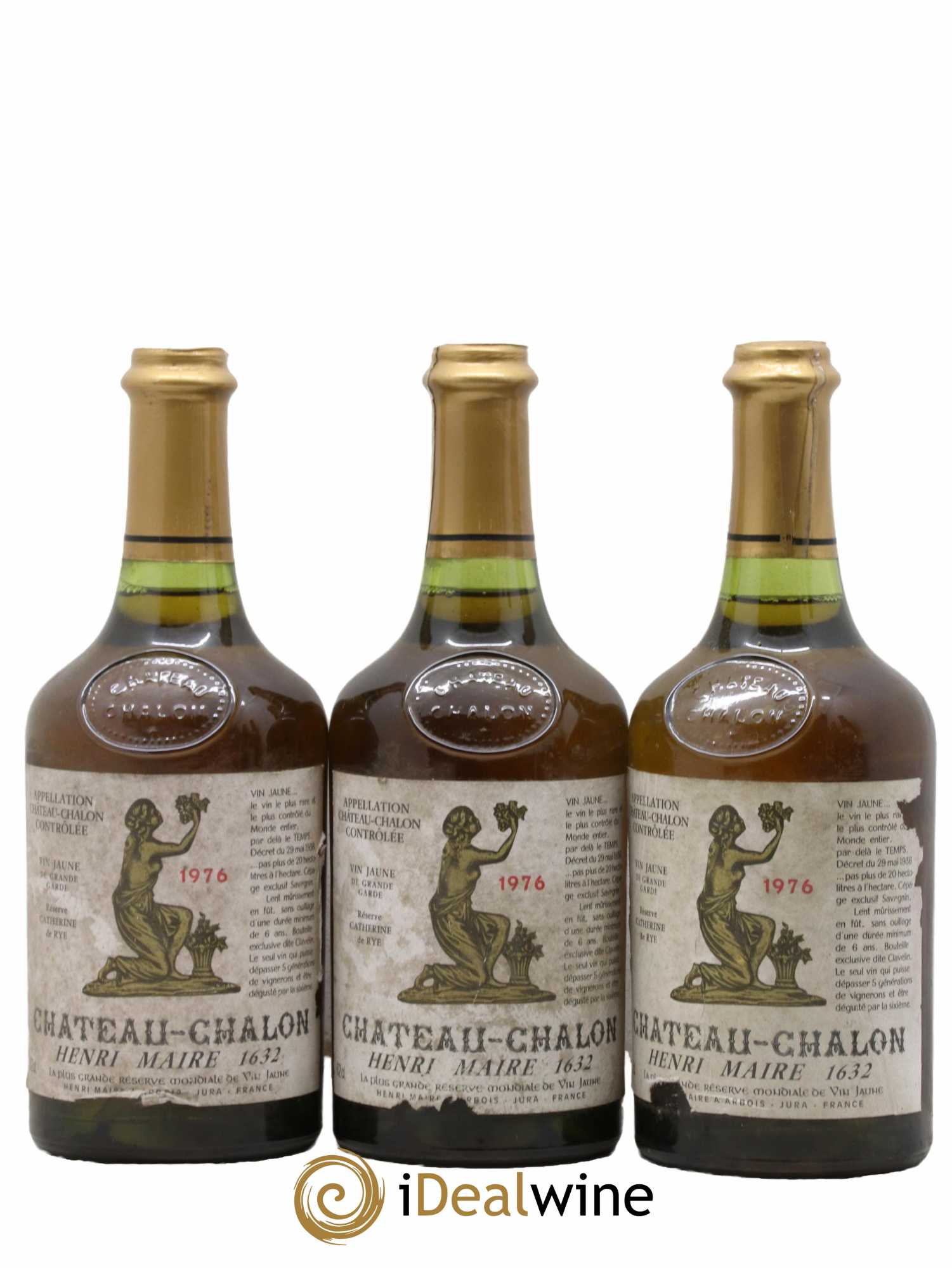 Château-Chalon H Maire 1976 - Lot de 3 bouteilles - 0