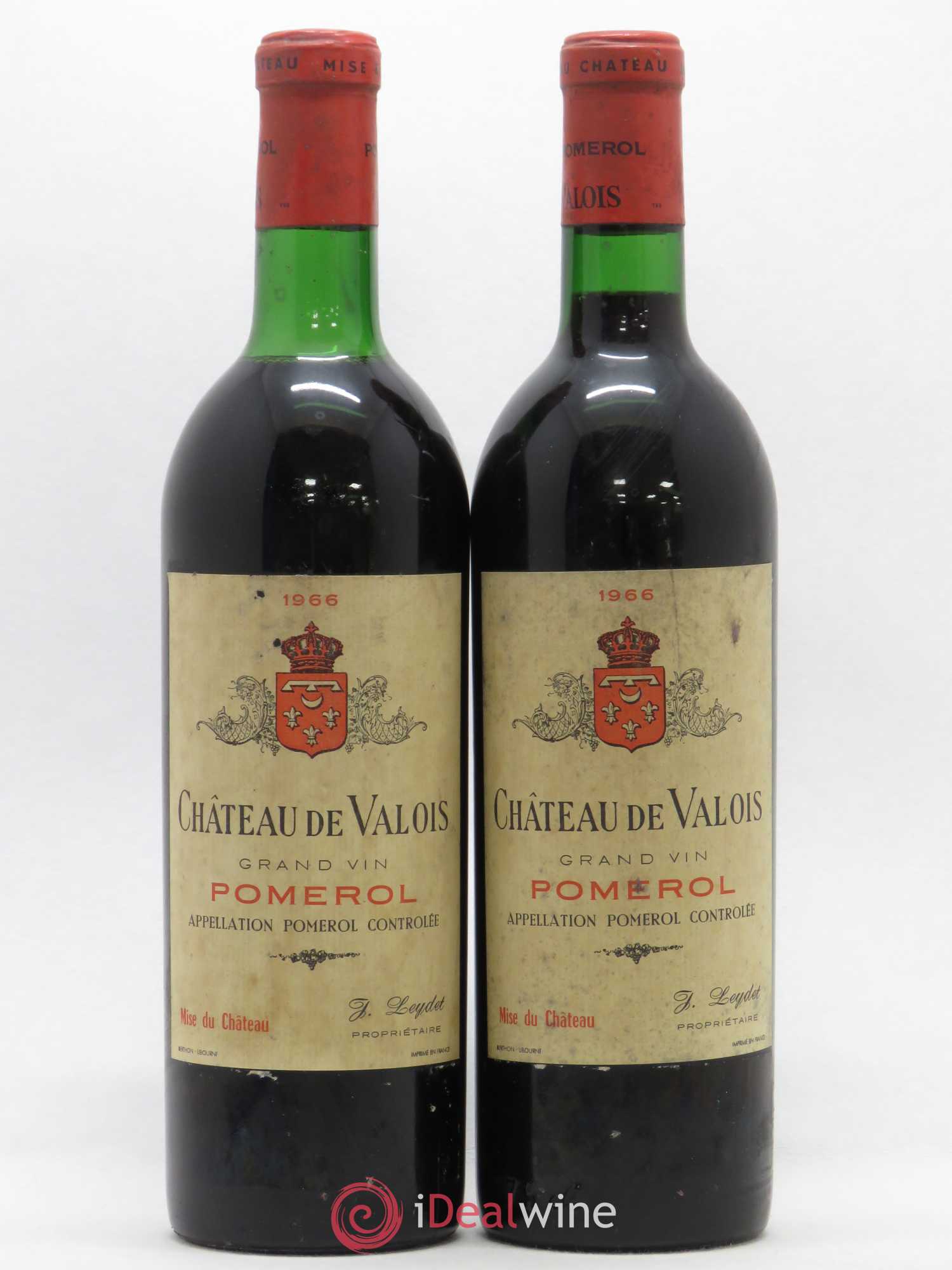 Château de Valois 1966 - Lot de 2 bouteilles - 0