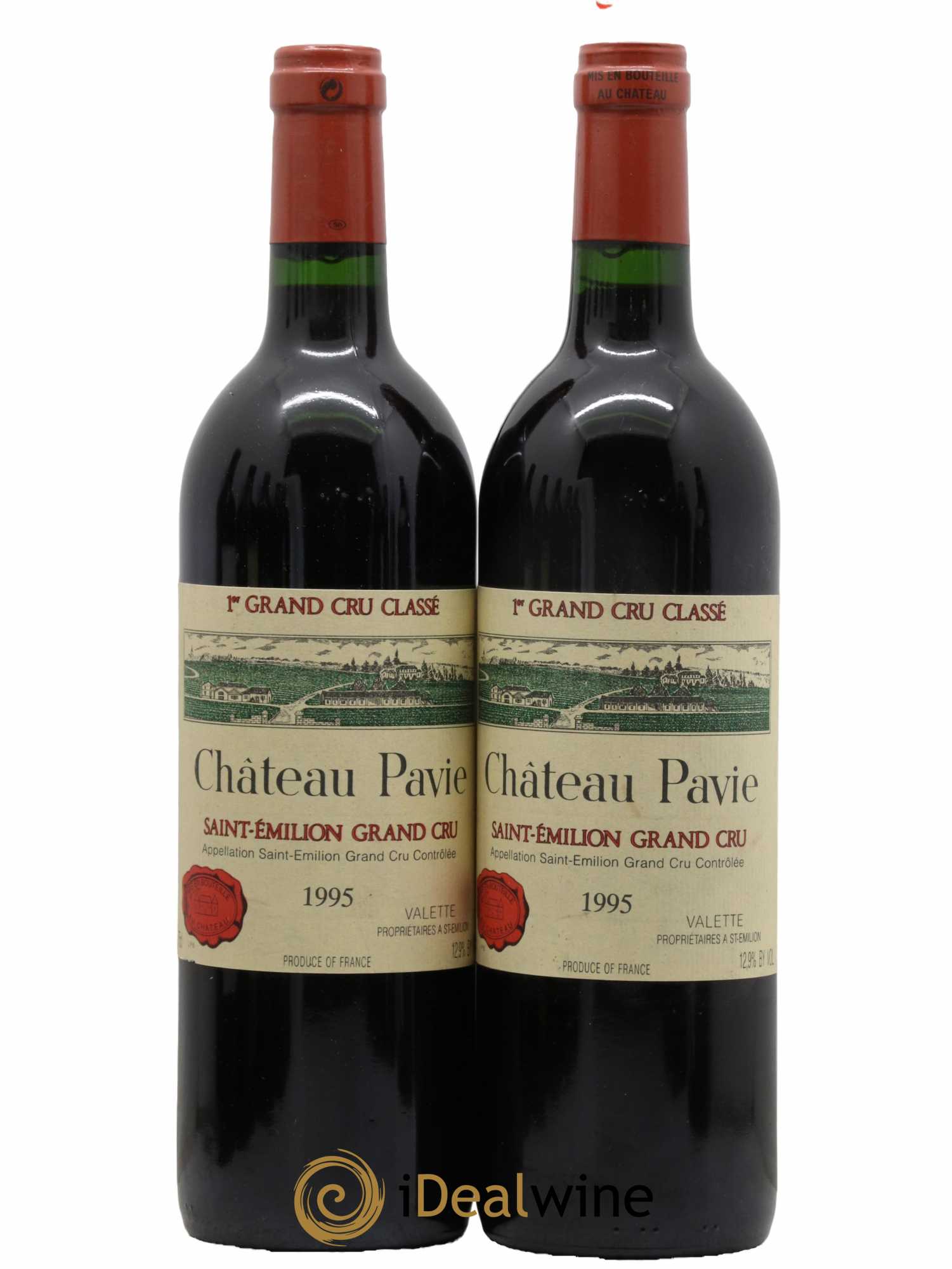 Château Pavie 1er Grand Cru Classé A 1995 - Lot de 2 bouteilles - 0