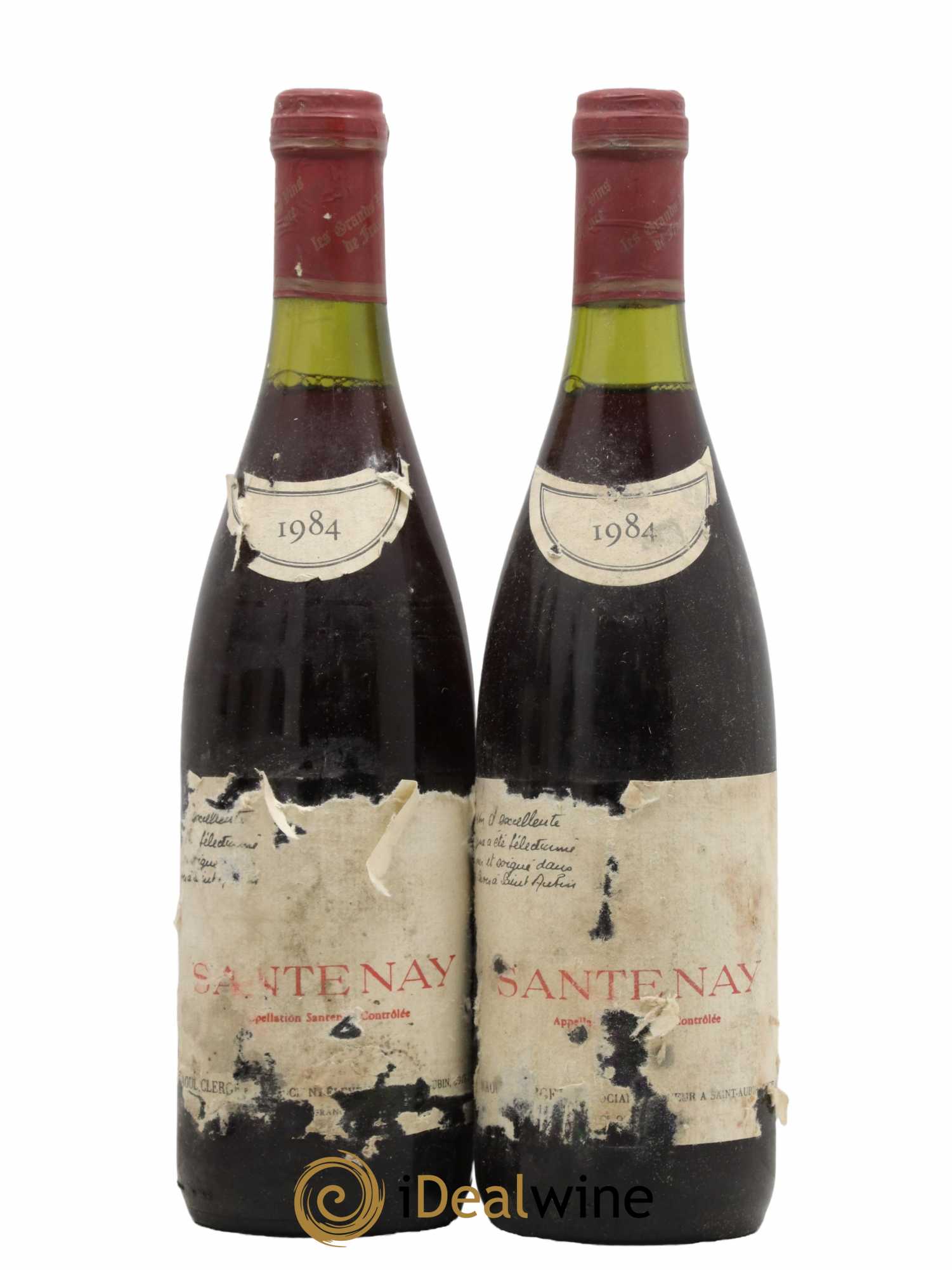 Santenay Raoul Clerget 1984 - Lot de 2 bouteilles - 0