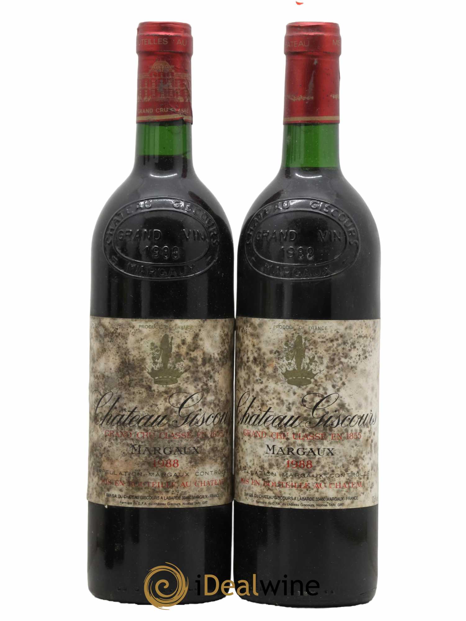Château Giscours 3ème Grand Cru Classé 1988 - Lot de 2 bouteilles - 0