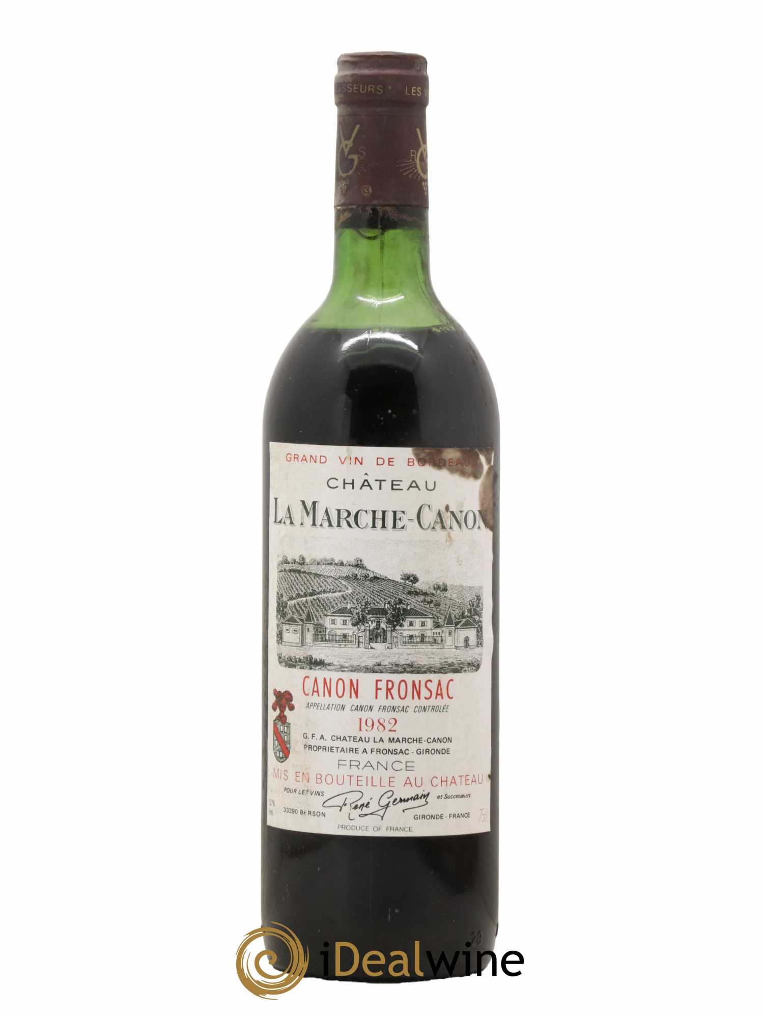 Canon-Fronsac 1982 - Posten von 1 Flasche - 0