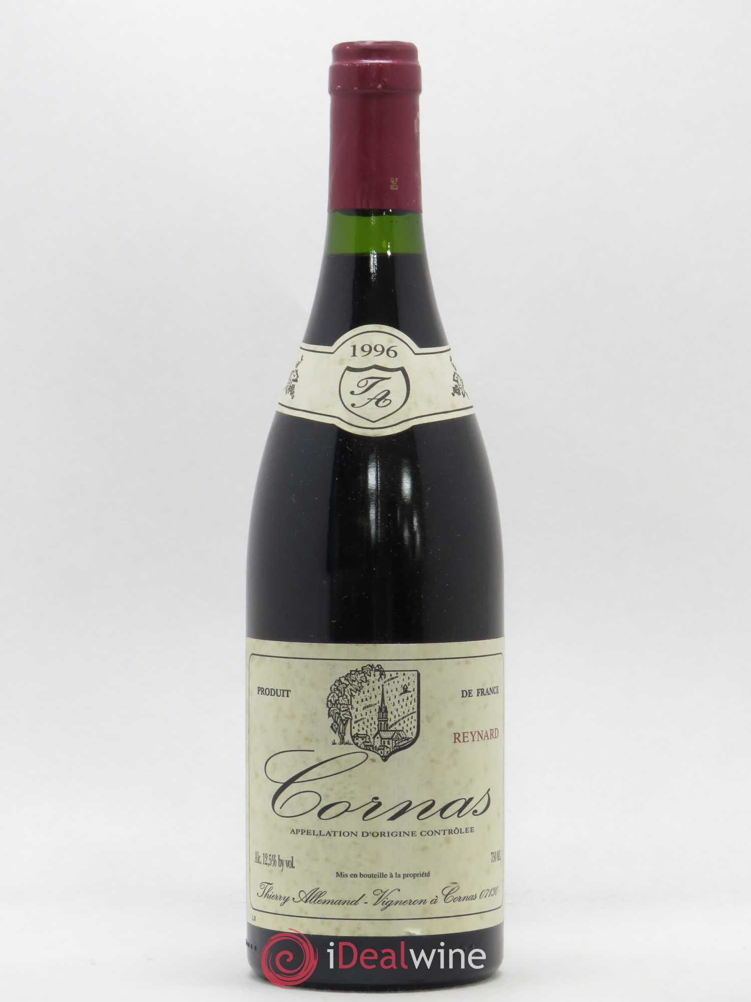 Cornas Reynard Thierry Allemand 1996 - Lot de 1 bouteille - 0