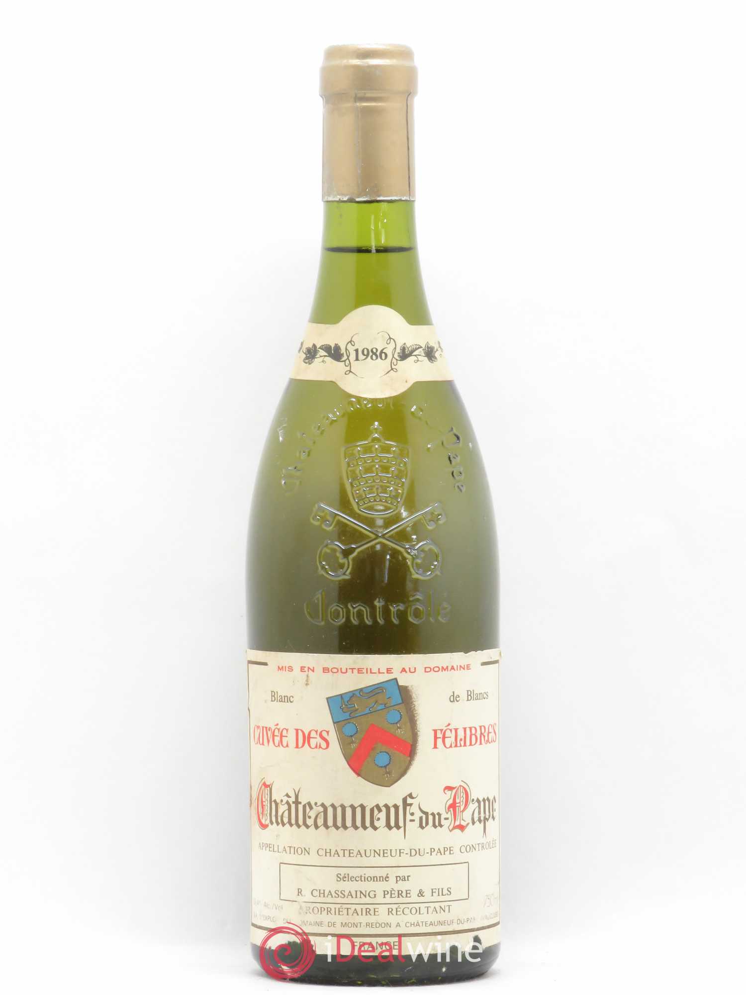 Châteauneuf-du-Pape Cuvée des Félibres R Chassaing 1986 - Lot de 1 bouteille - 0