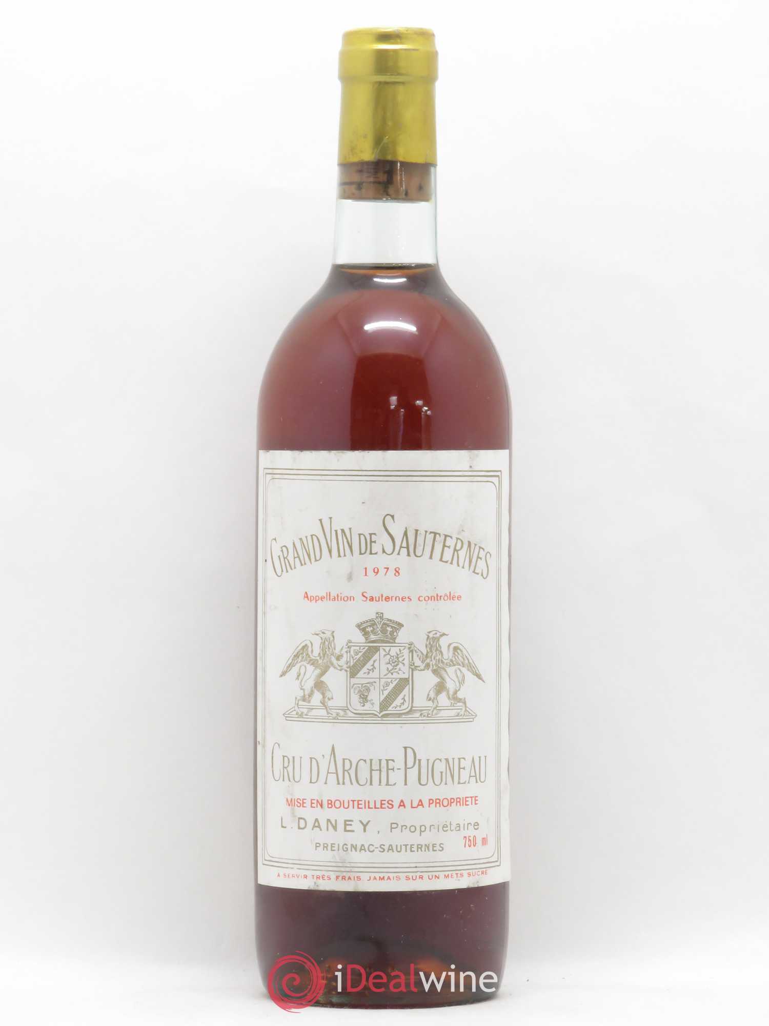 Cru d'Arche-Pugneau 1978 - Posten von 1 Flasche - 0