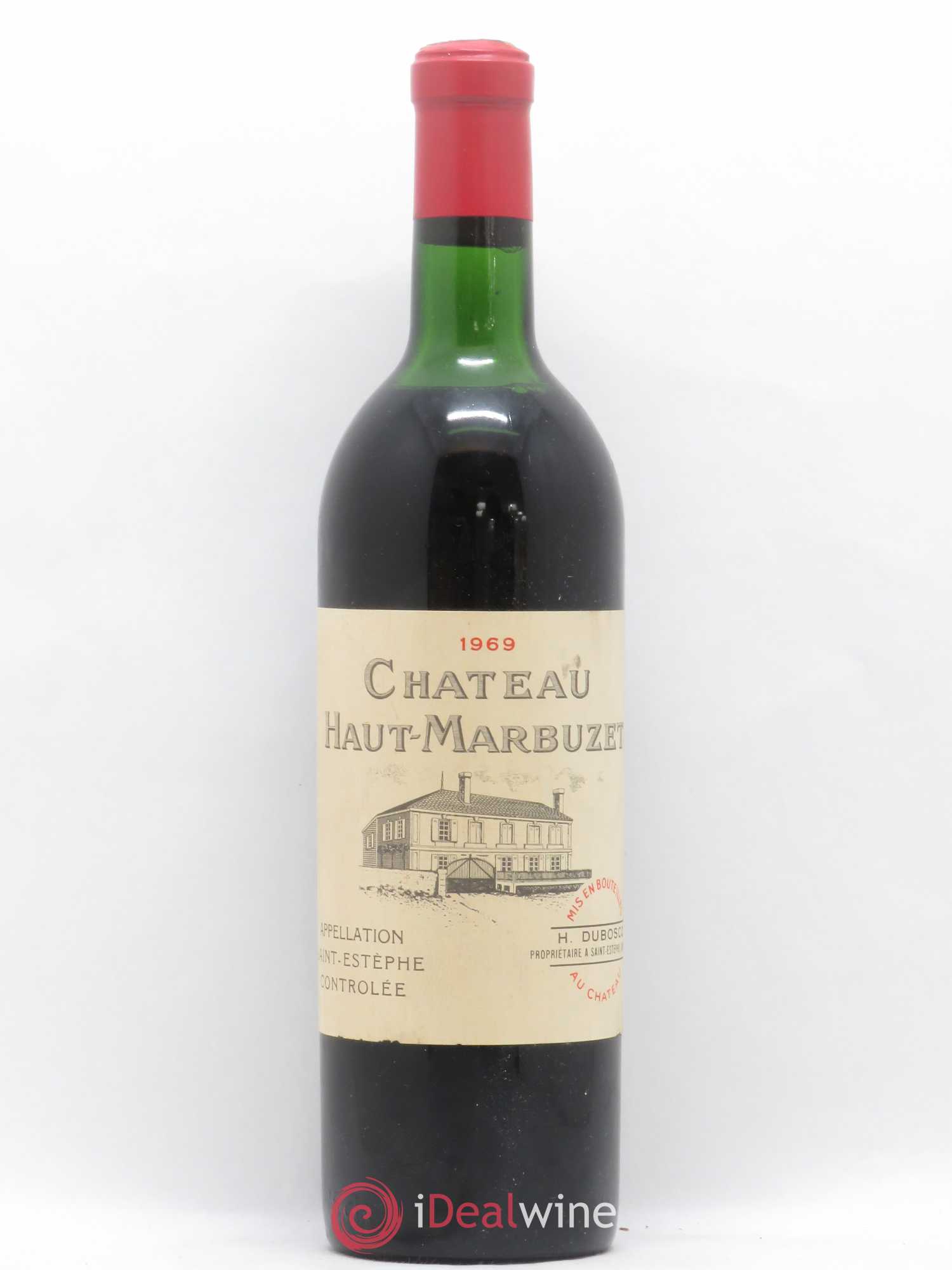 Château Haut Marbuzet 1969 - Lot de 1 bouteille - 0