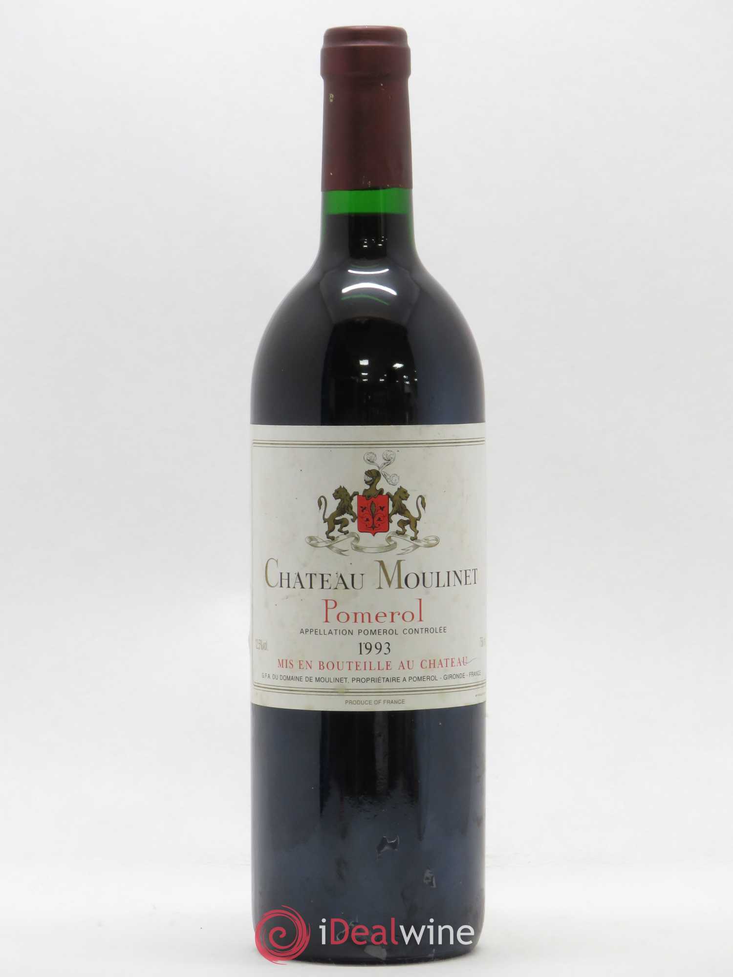 Château Moulinet 1993 - Lot de 1 bouteille - 0