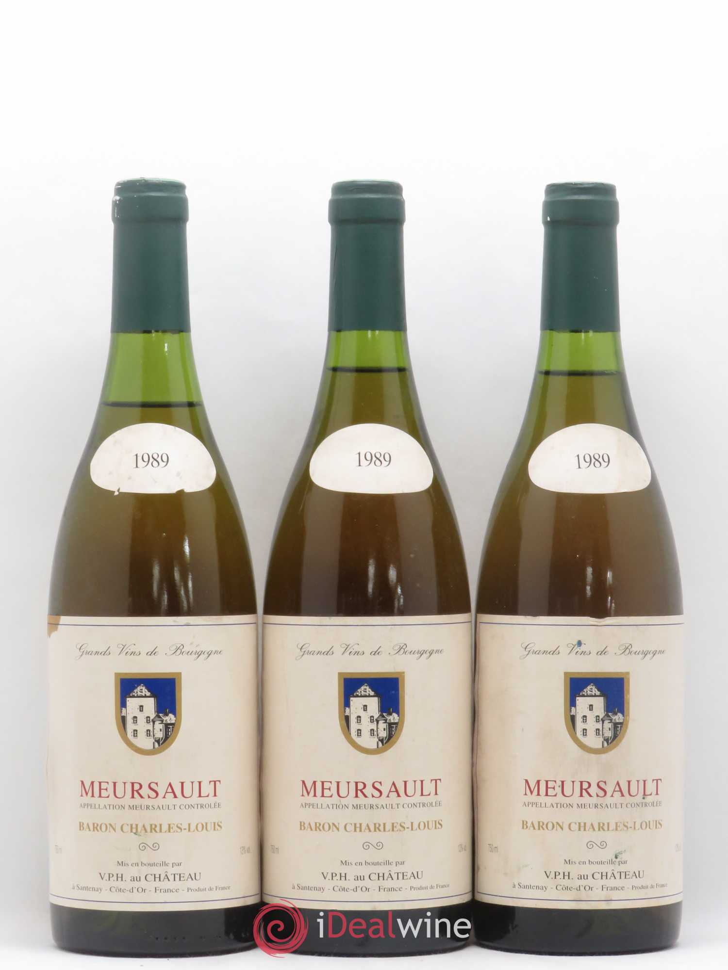 Meursault Charles Louis (sans prix de réserve) 1989 - Posten von 3 Flaschen - 0