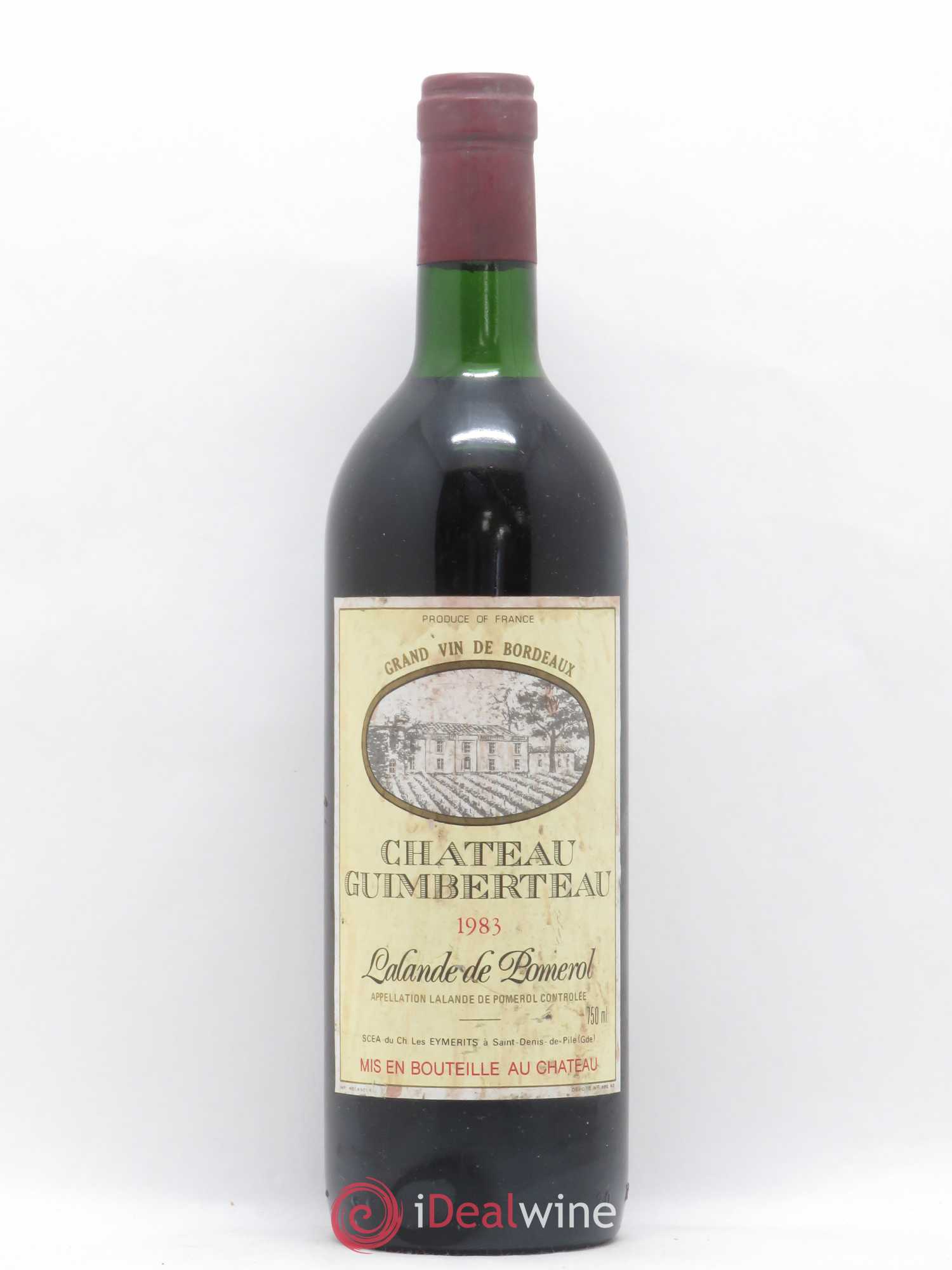 Lalande-de-Pomerol Château Guimberteau 1983 - Lot de 1 bouteille - 0