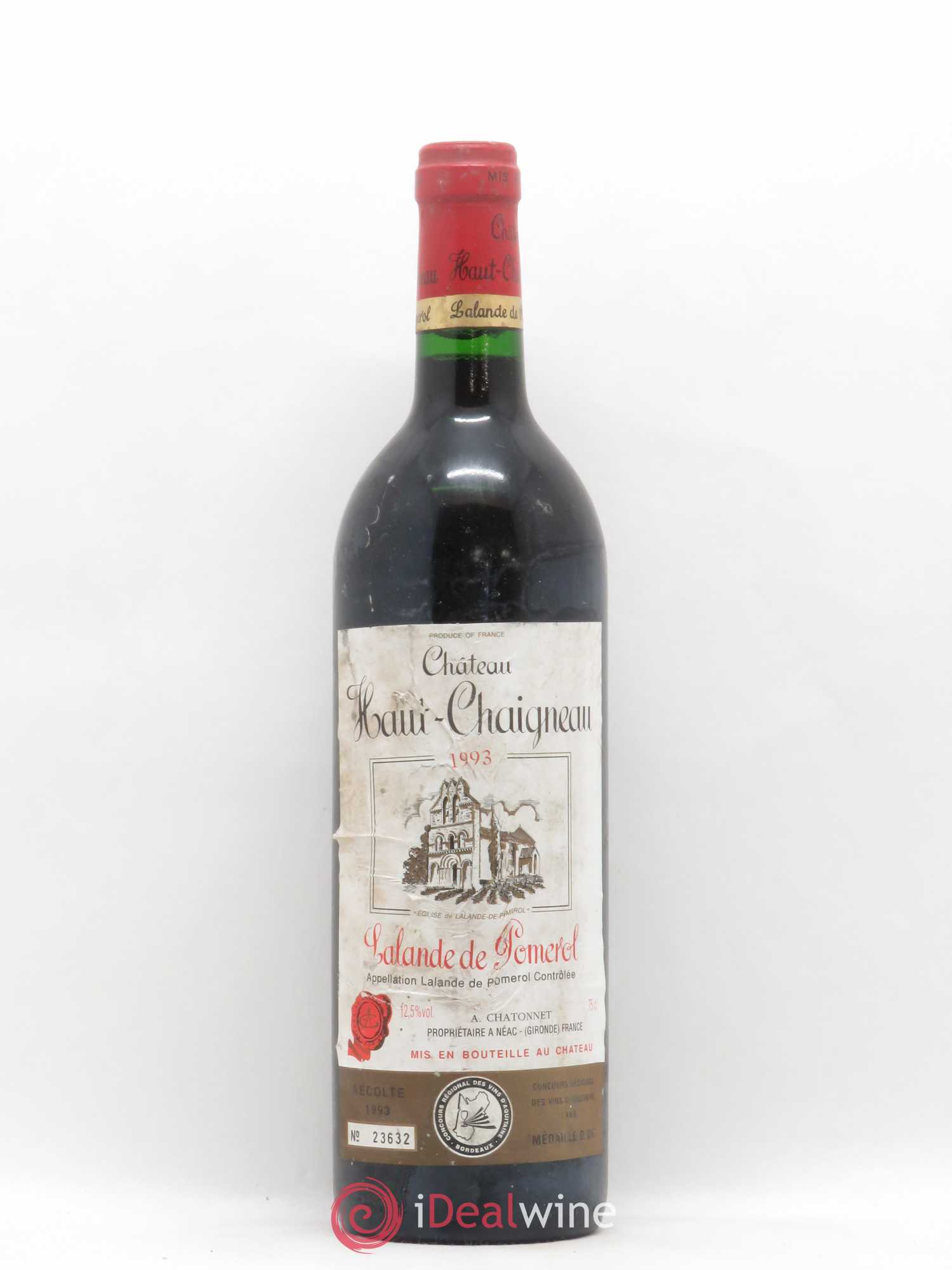 Lalande-de-Pomerol Château Haut Chaigneau 1993 - Lot de 1 bouteille - 0
