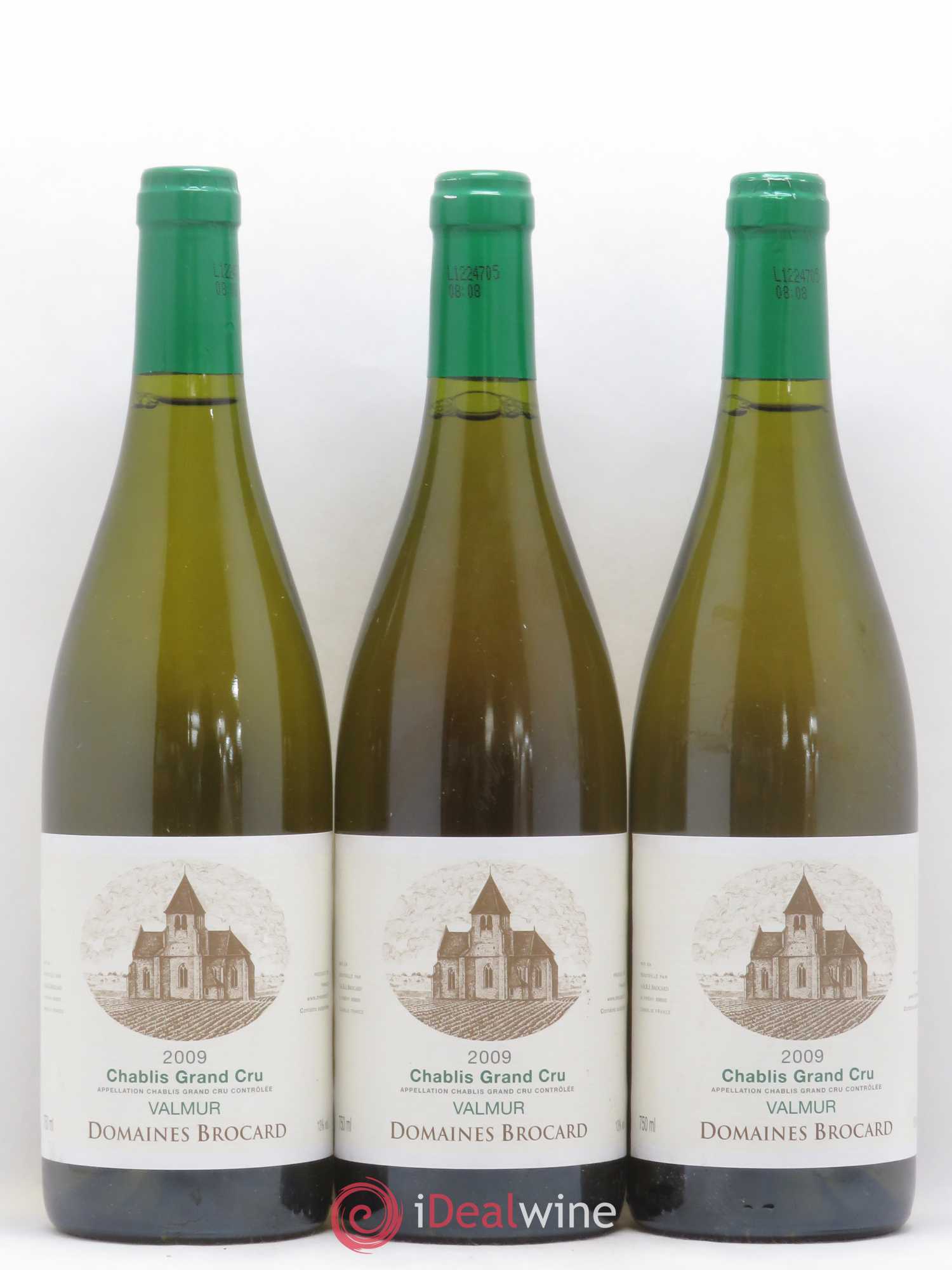 Chablis Grand Cru Valmur Domaine Brocard 2009 - Posten von 3 Flaschen - 0