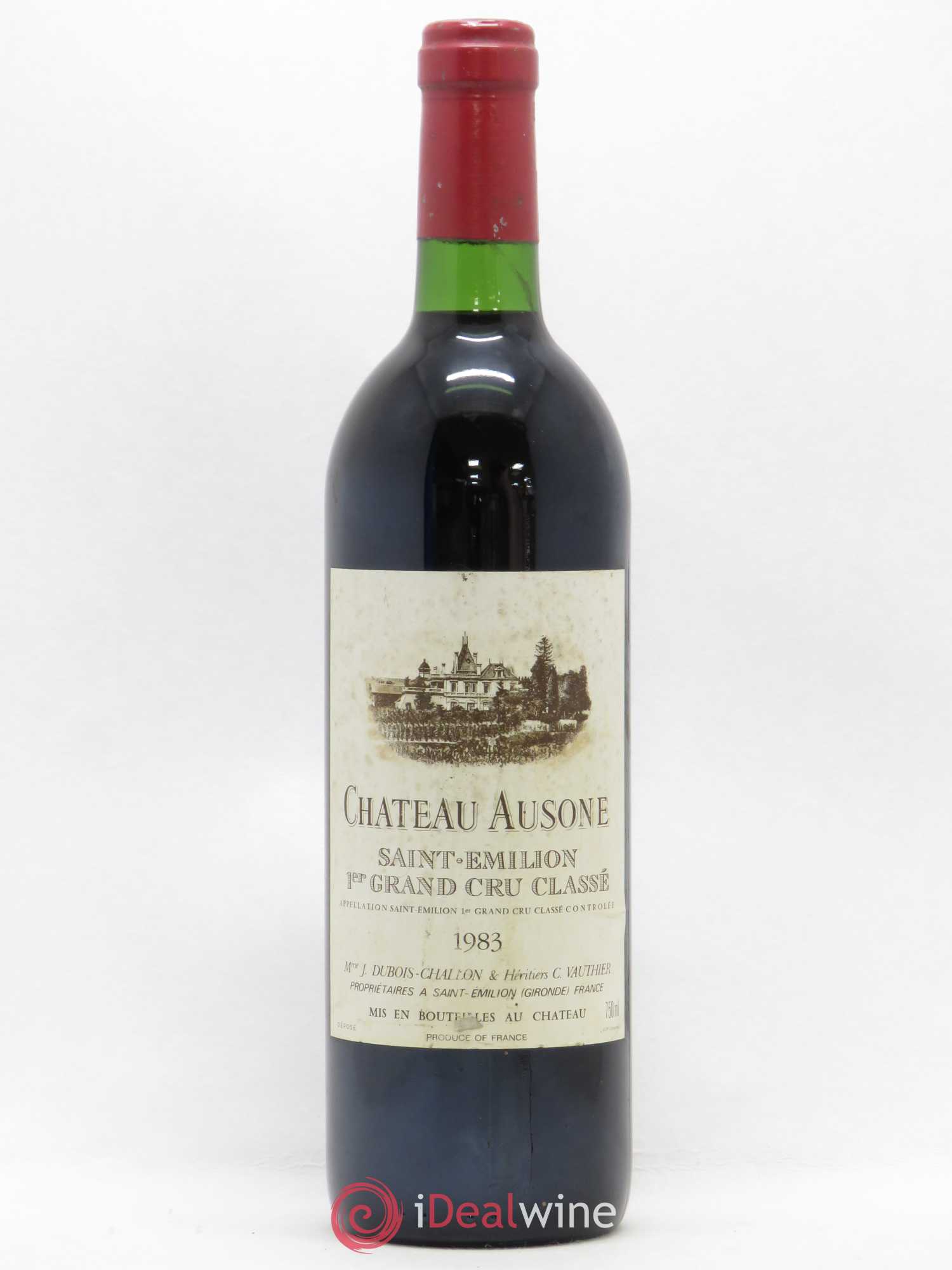 Château Ausone 1er Grand Cru Classé A 1983 - Lot de 1 bouteille - 0
