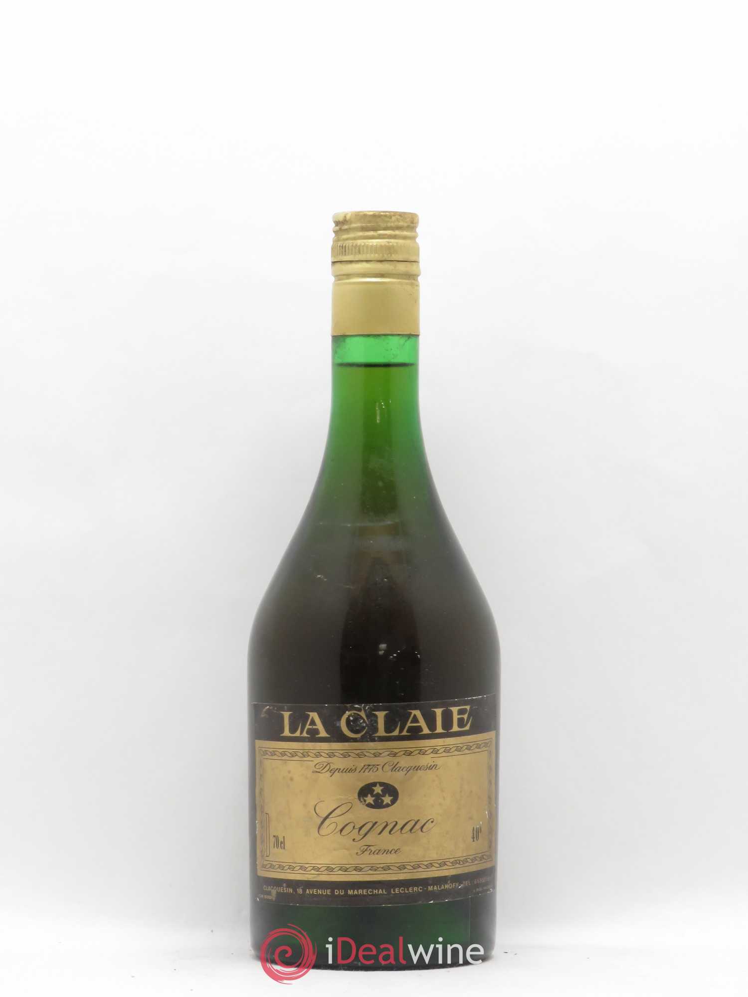 Cognac La Claie Claquesin - Lot de 1 bouteille - 0