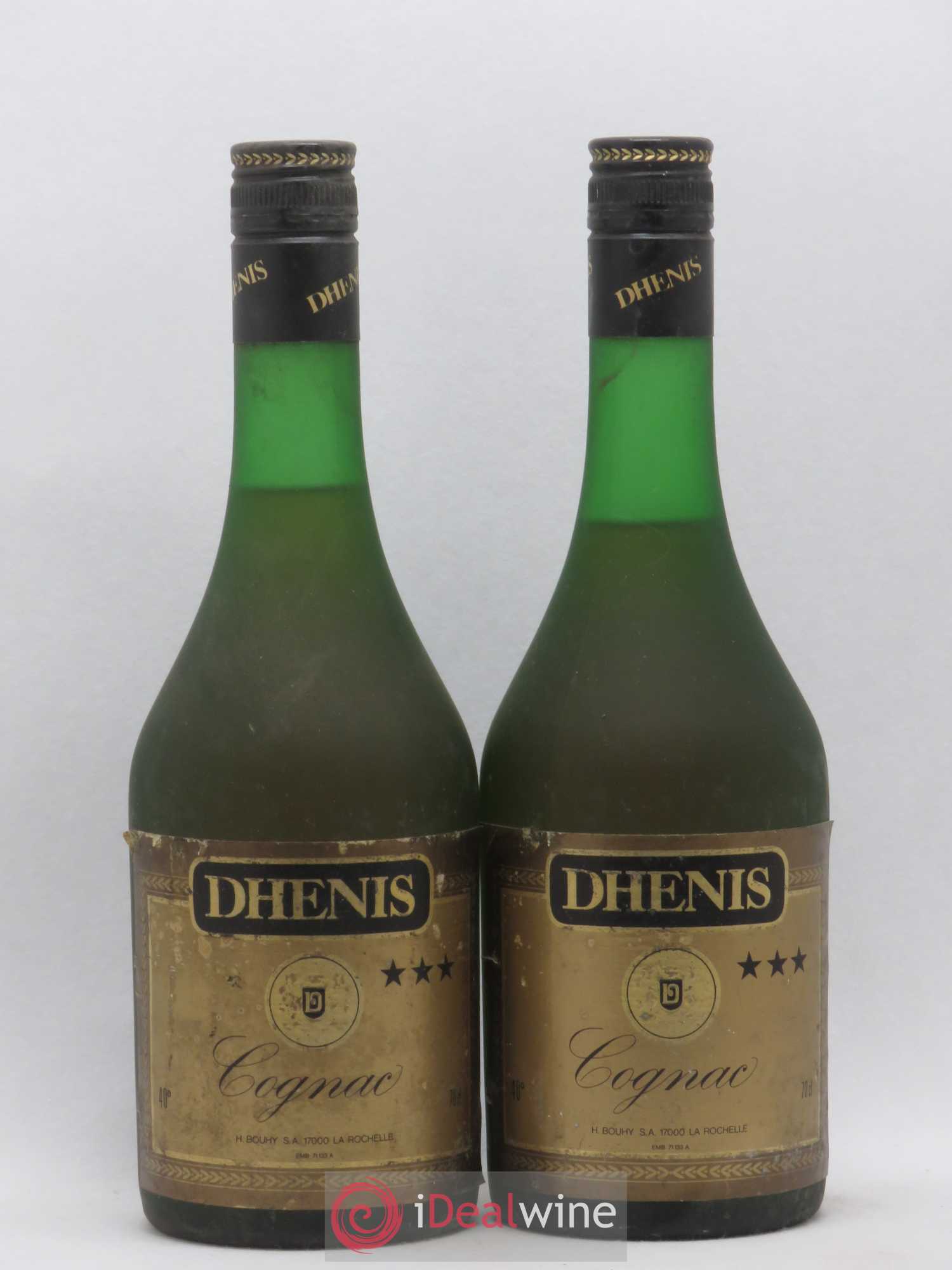 Cognac Dhenis 40° - Posten von 2 Flaschen - 0