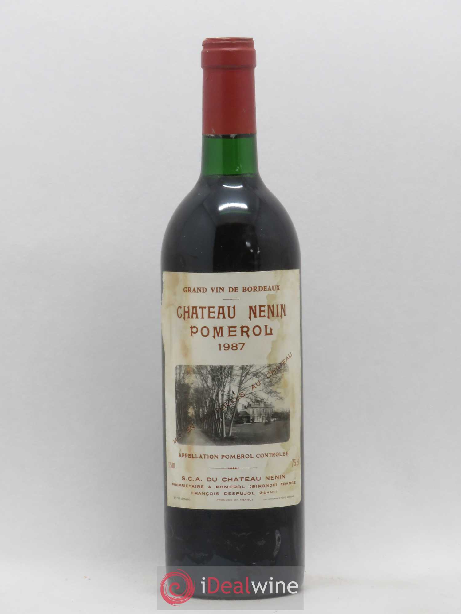 Château Nenin 1987 - Lot de 1 bouteille - 0