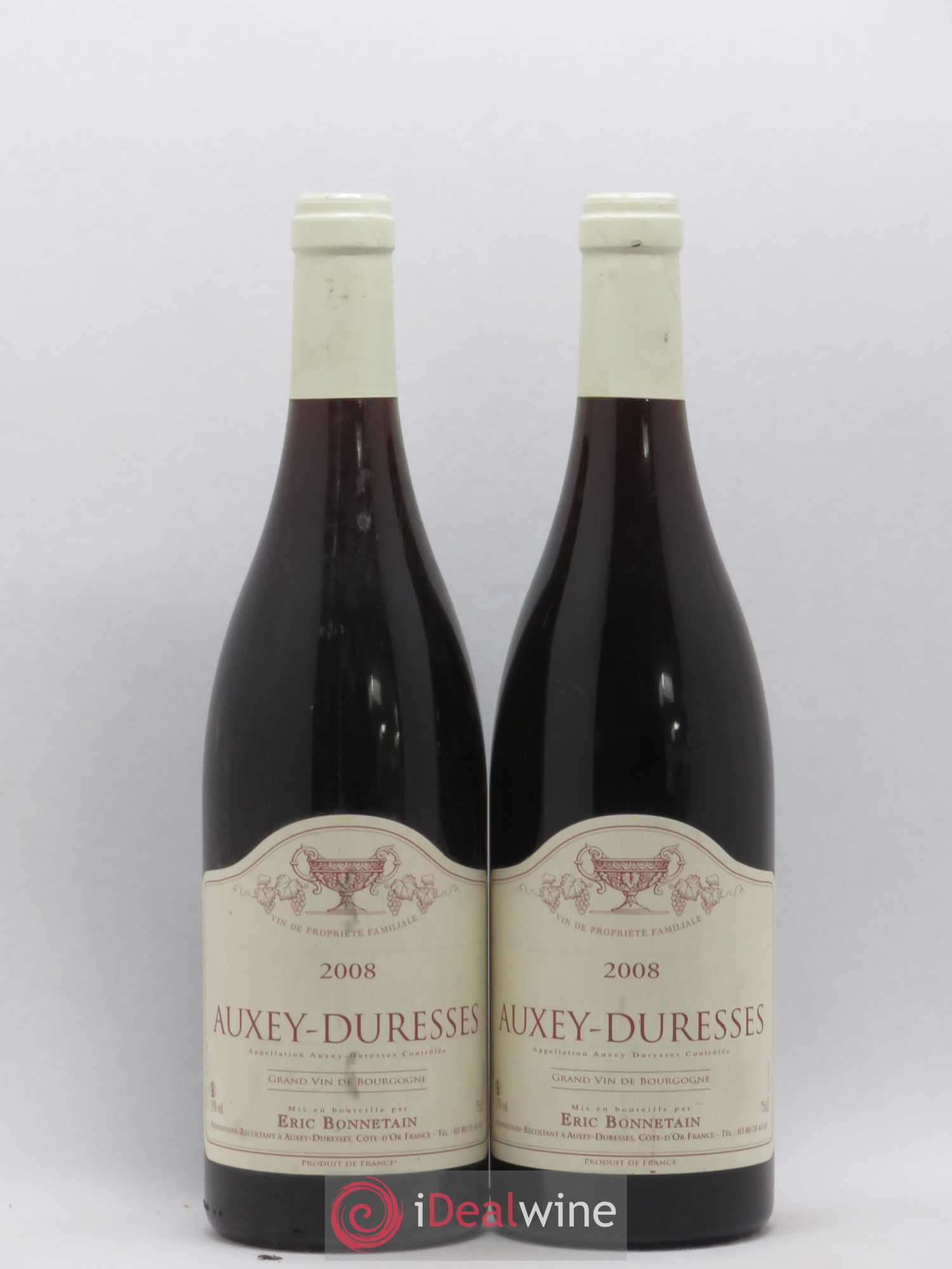 Auxey-Duresses Eric Bonnetain 2008 - Lot de 2 bouteilles - 0